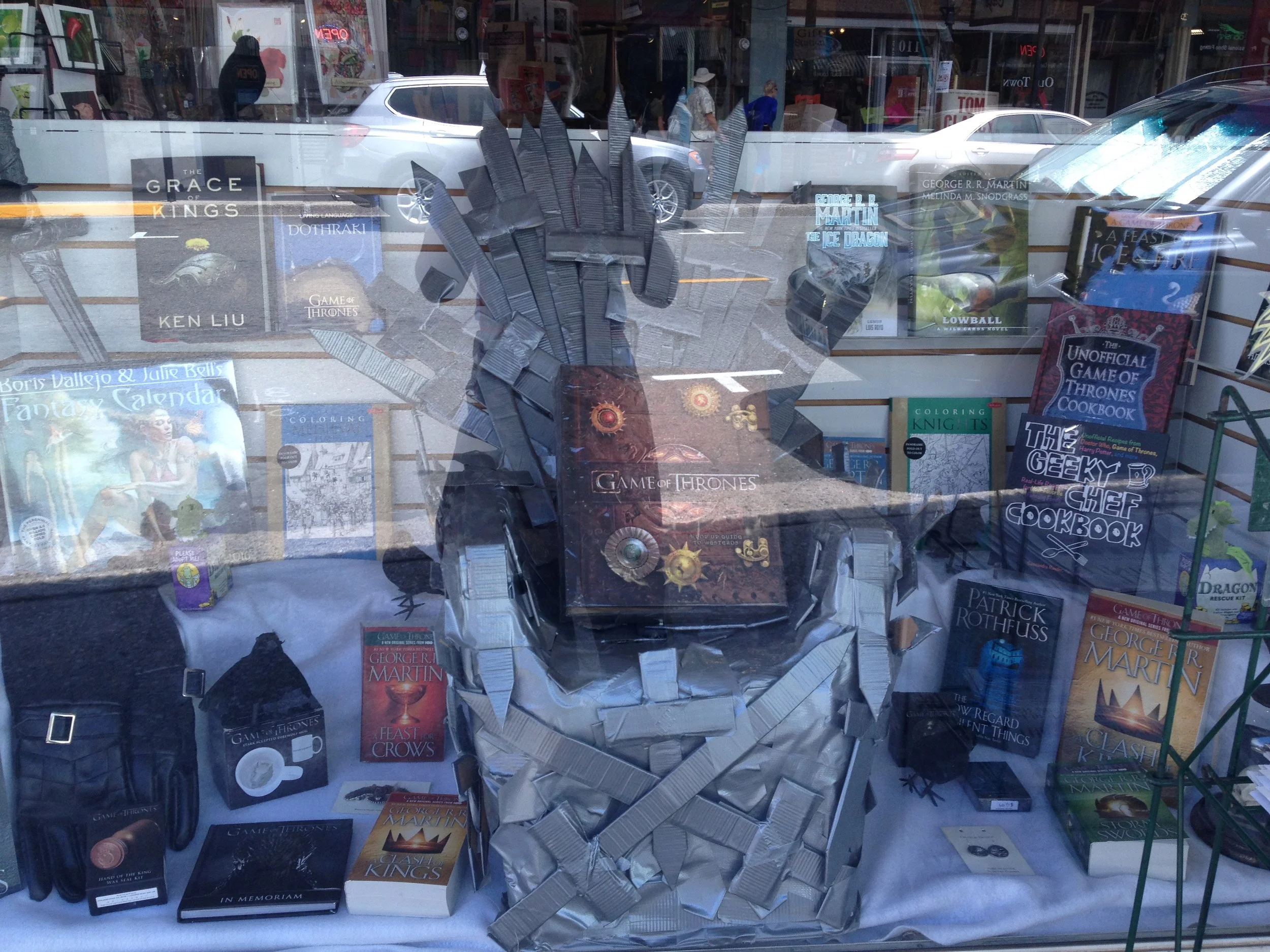 mini iron throne - bookstore