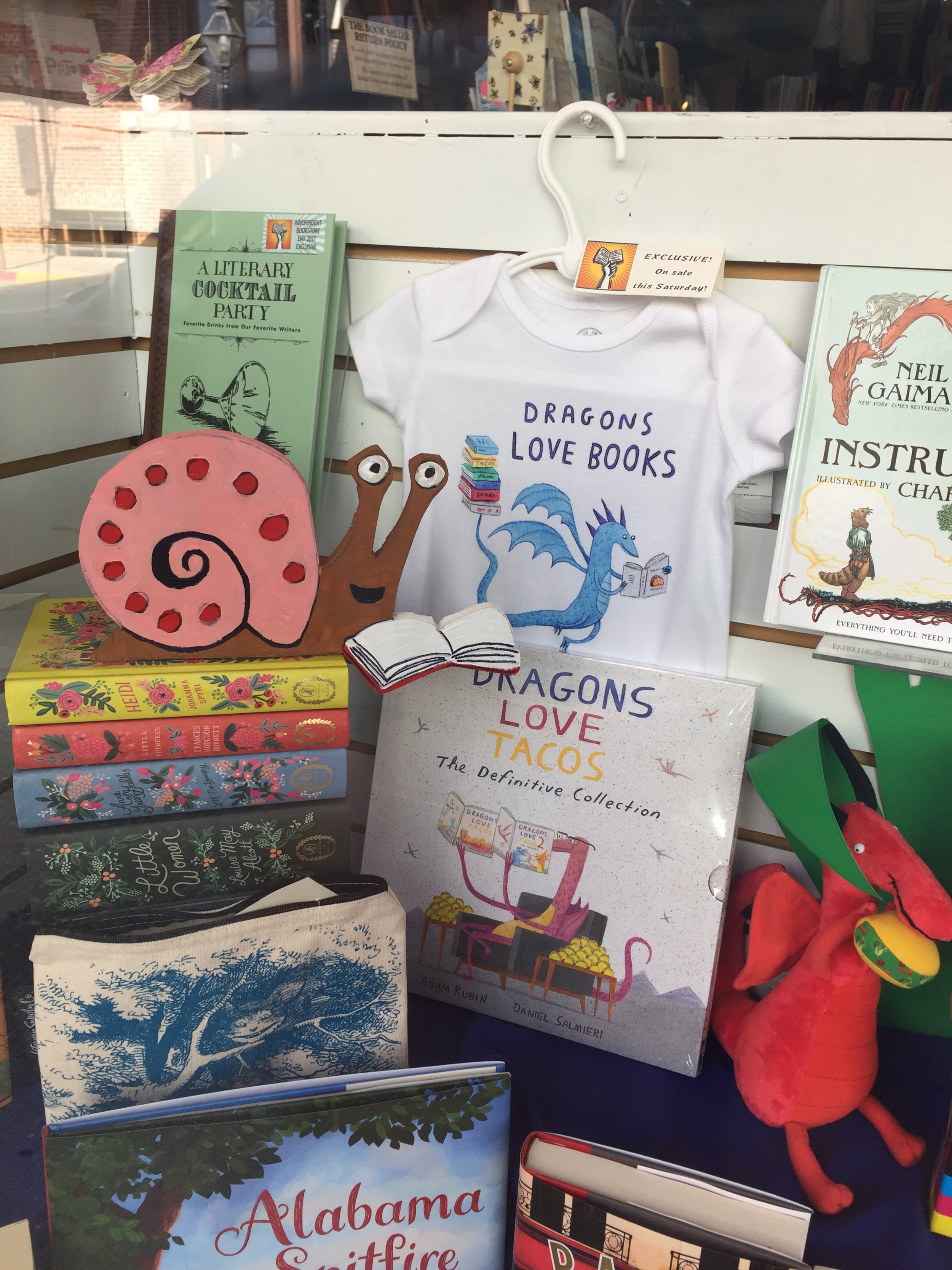 independent bookstore day window contest winner detail III - bookstore