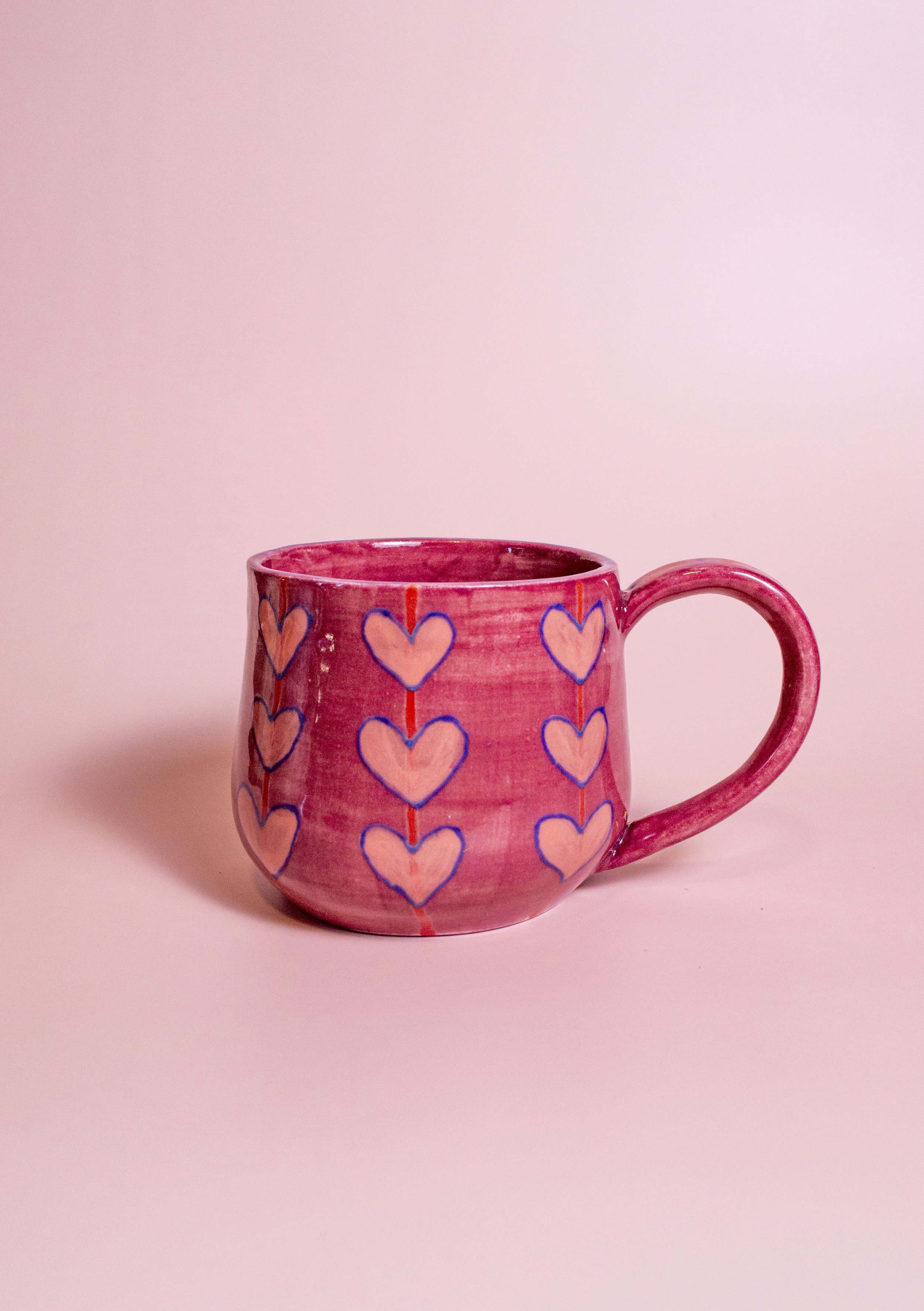 Pink Heart Mug