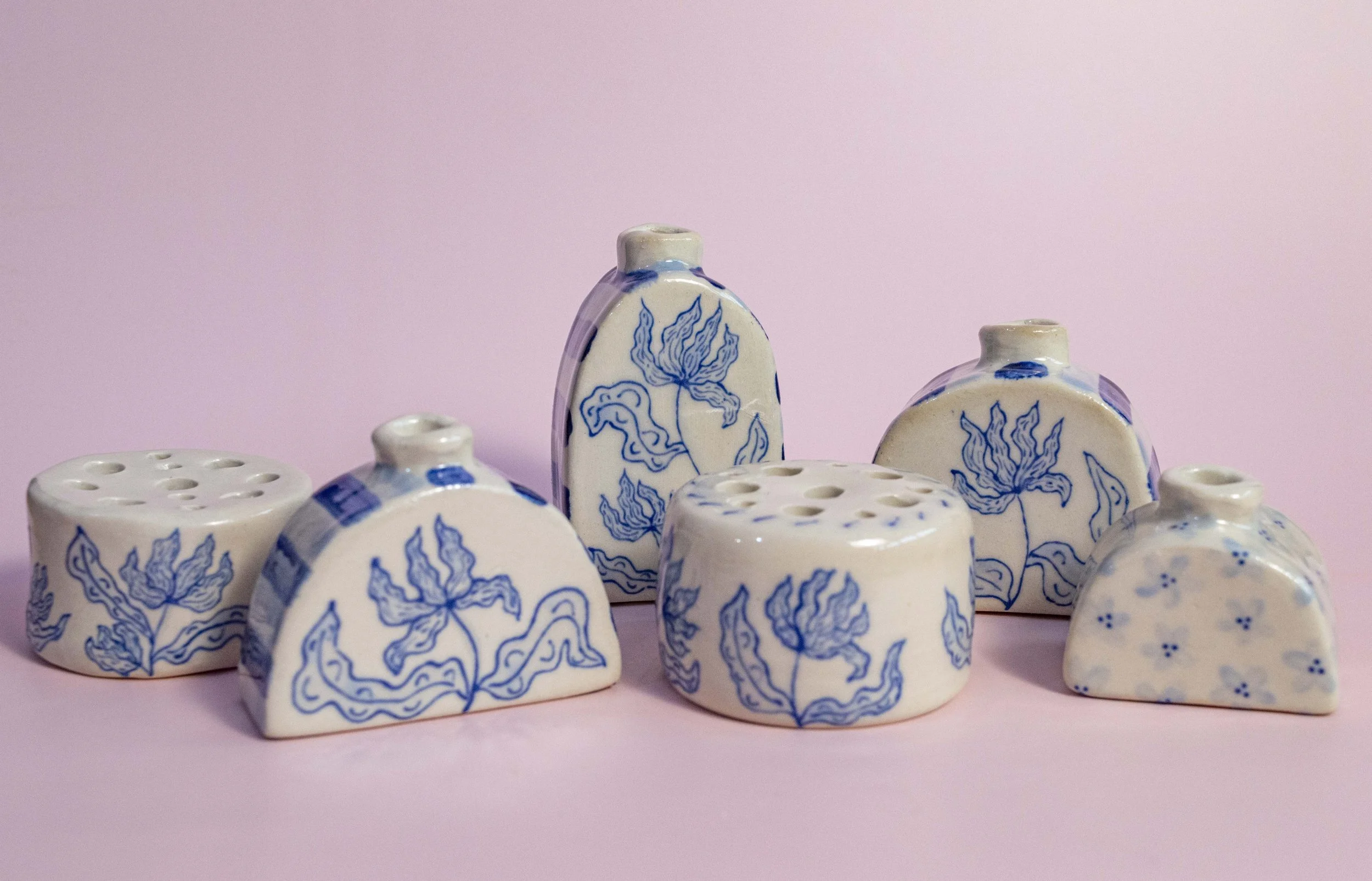 Blue Floral Group Bud Vases 9.jpg