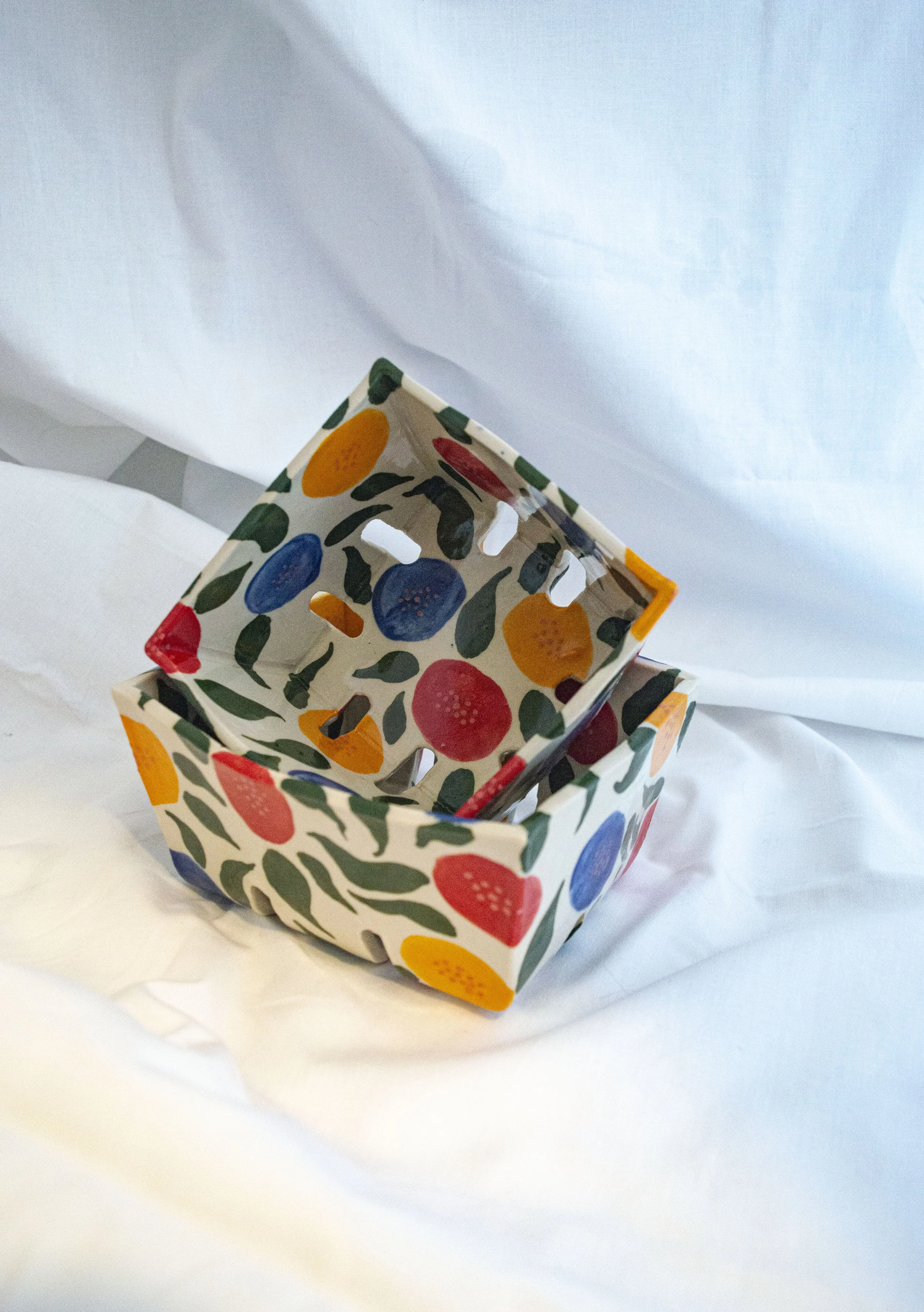 Hand Building Large Fruit Basket Template