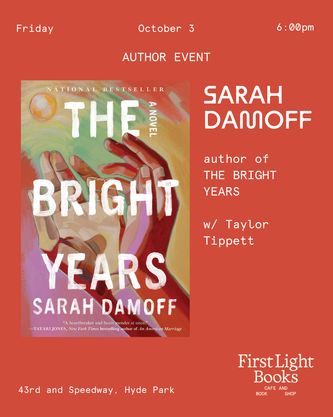 Author Event at First Light Books (Austin, TX)