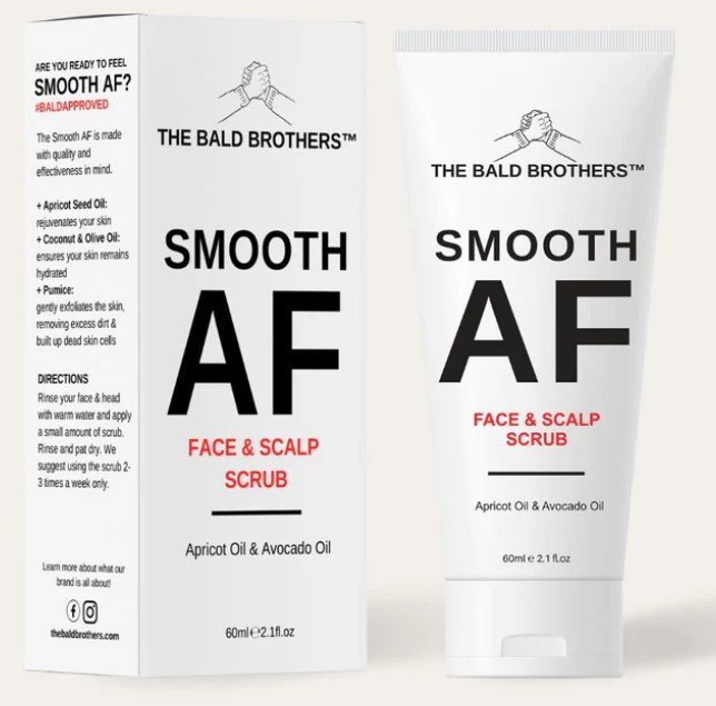 Bald Smooth AF exfoliator