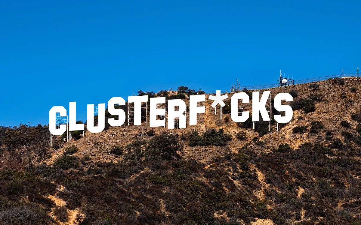 CLUSTERF*CKS ~ 

Director: Colm Donston ~

Producer: Olivia Lodge, Paige Espinosa & Kurt Devonshire ~

Short Film ~

Status: Post-Production 