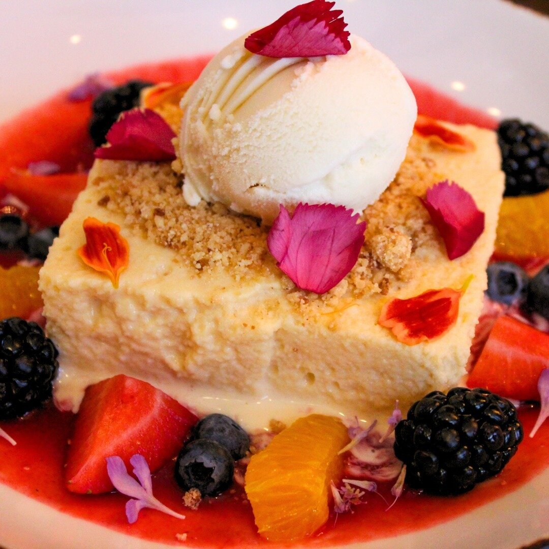 Welcome the start of Spring with our colorful ode to the season. Our Tres Leches is topped with fresh, sweet berries and a luxurious raspberry-yuzu sauce.

.
.
.
@ChefRichardSandoval
#ToroToro #ToroToroFortWorth #ChefRichardSandoval #DiscovertheModer