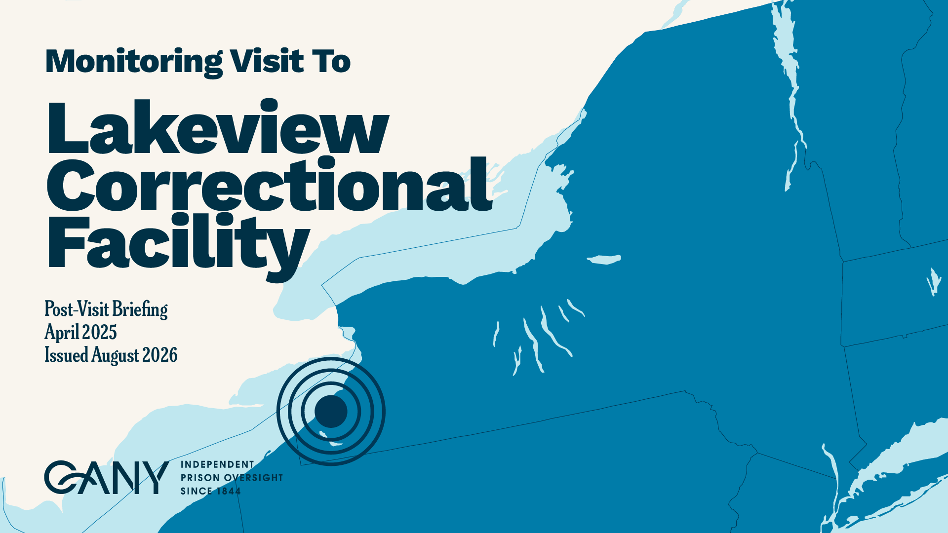 Post-Visit Briefing: Monitoring Visit to Lakeview Correctional Facility | April 2025