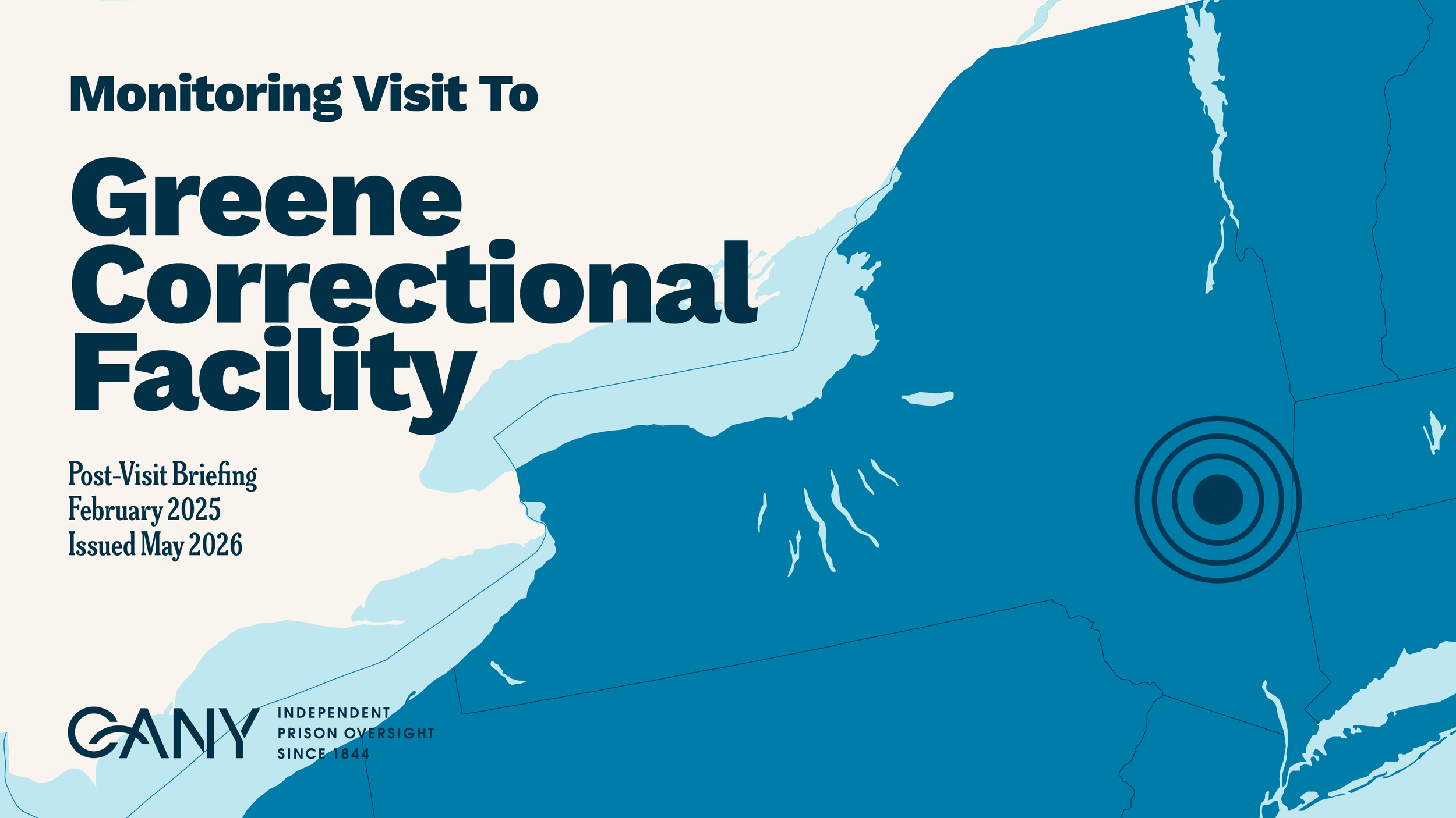 Post-Visit Briefing: Monitoring Visit to Greene Correctional Facility | February 2025