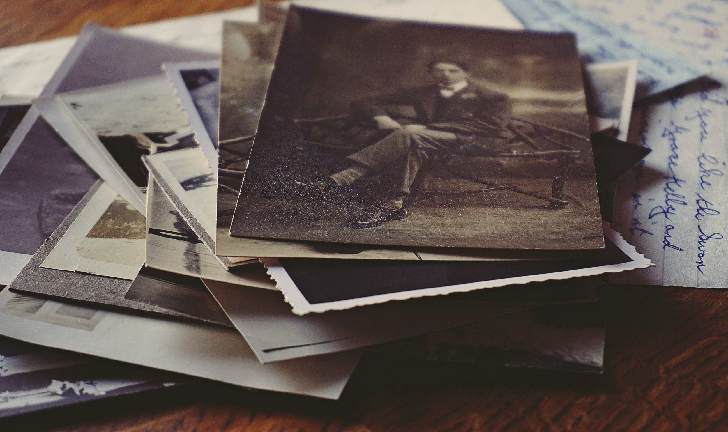  stack of old photos 