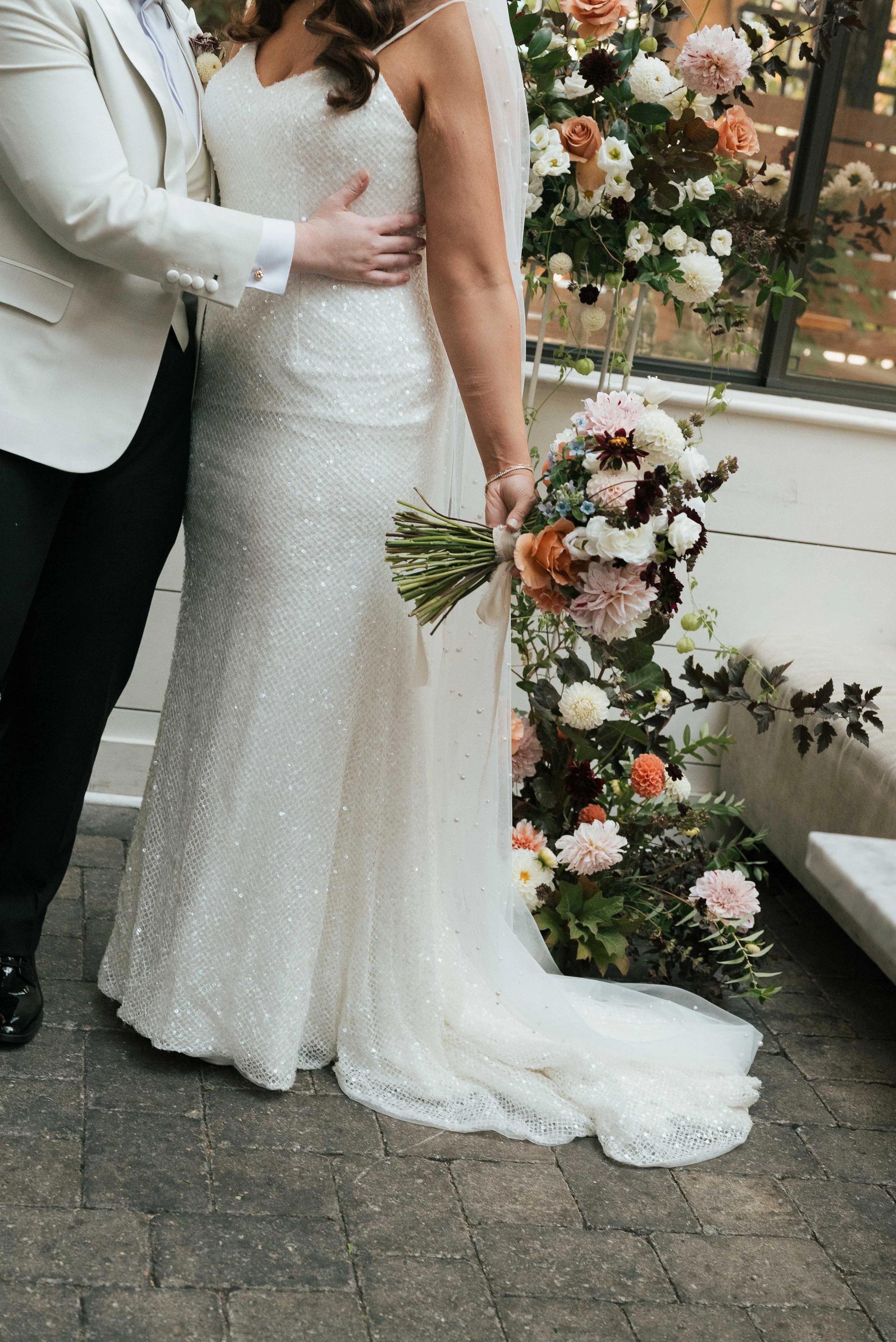 Greenhouse Wedding Portraits at Osteria