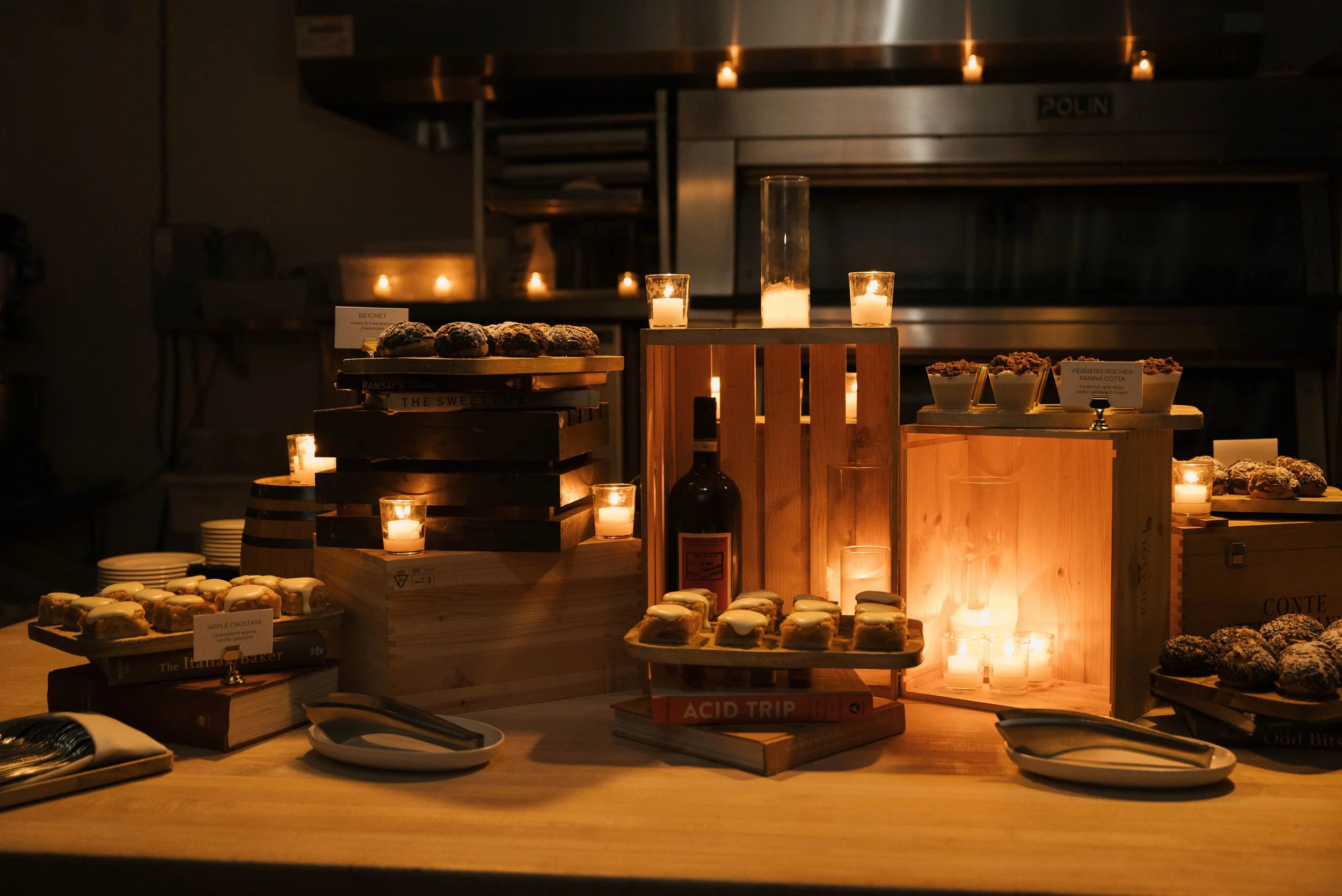 Osteria Kitchen Table Dessert Room