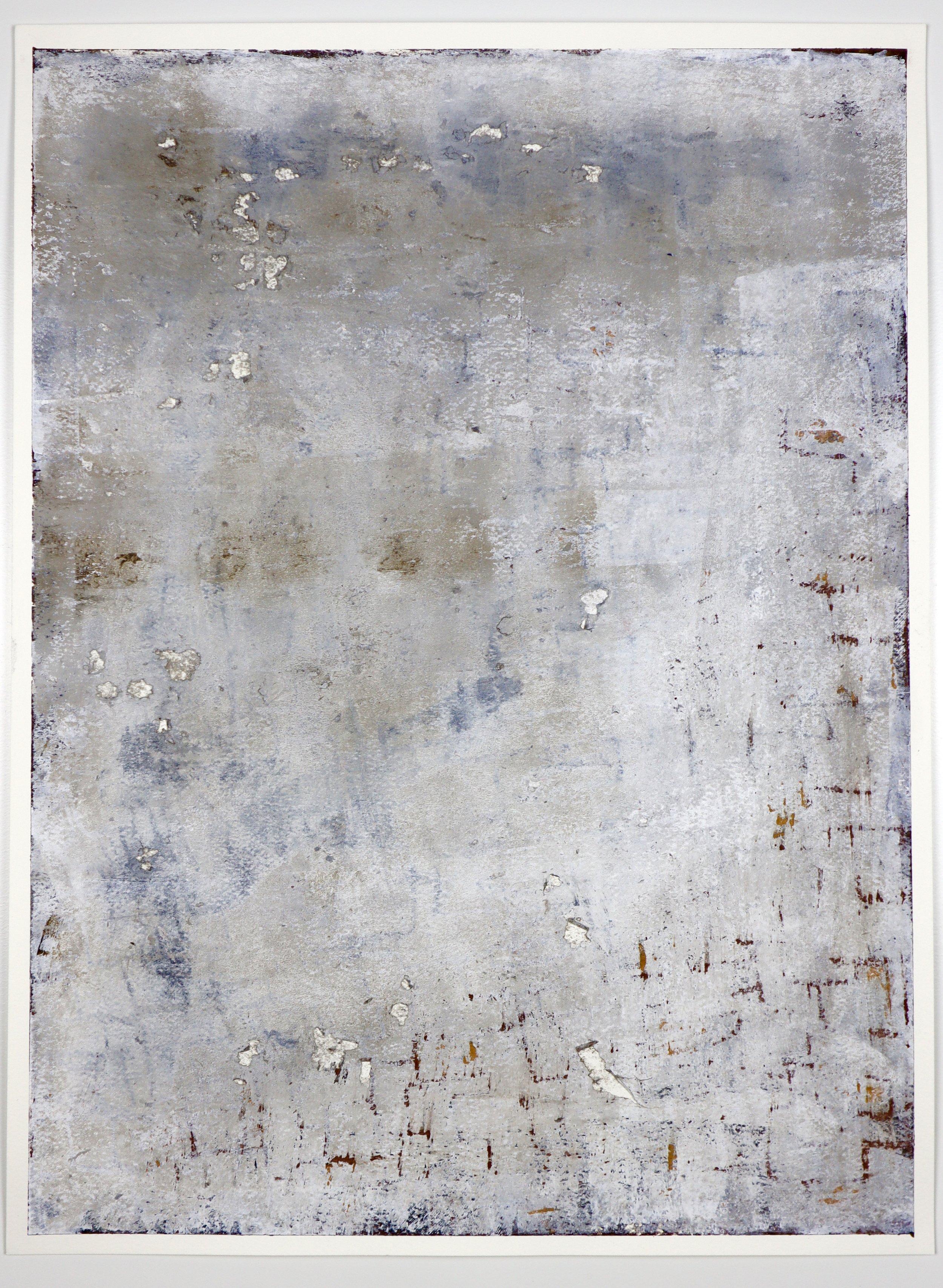 Through the Vortex Channel No. 12:12,
Smoky Quartz. Acrylic and oil pastel on watercolor paper, 18 x 24 inches, 2022