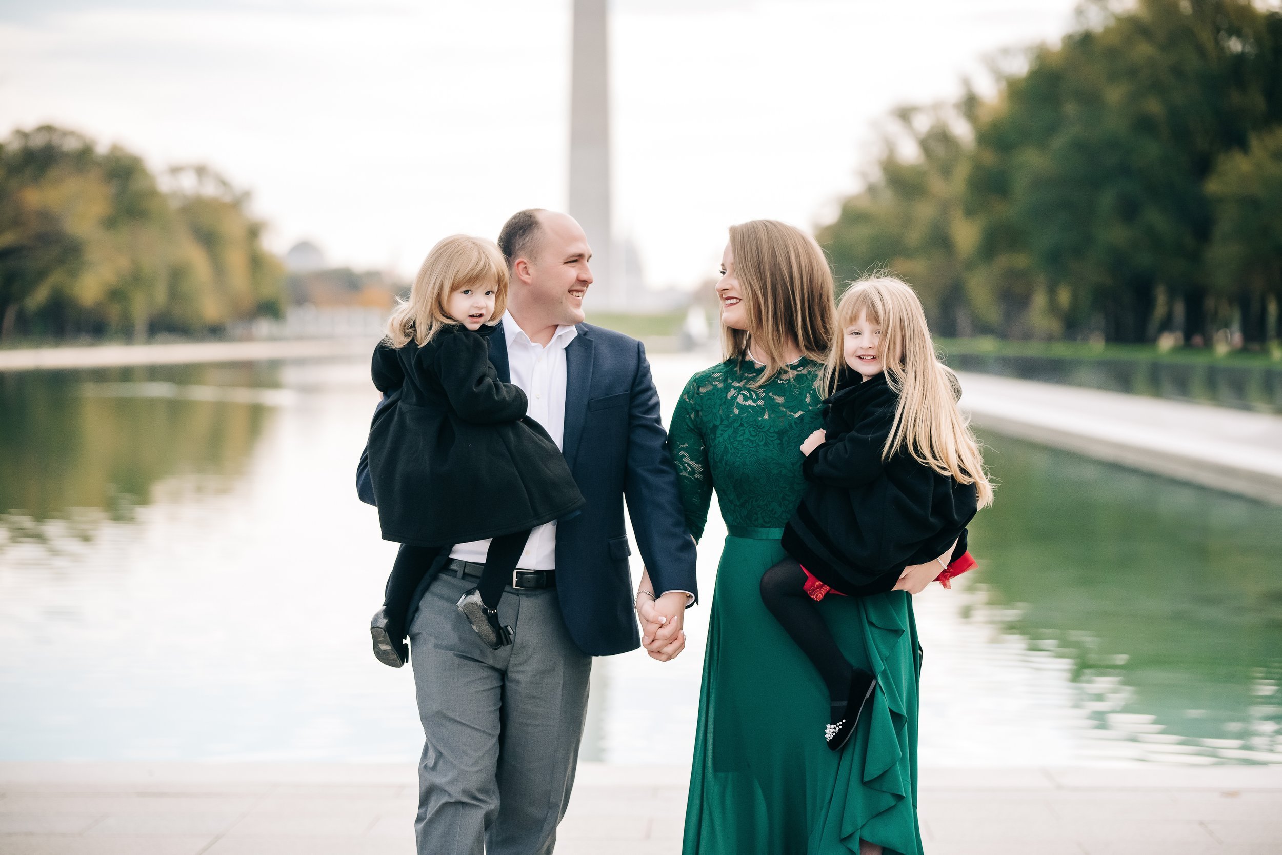  Lincoln memorial Christmas photo 