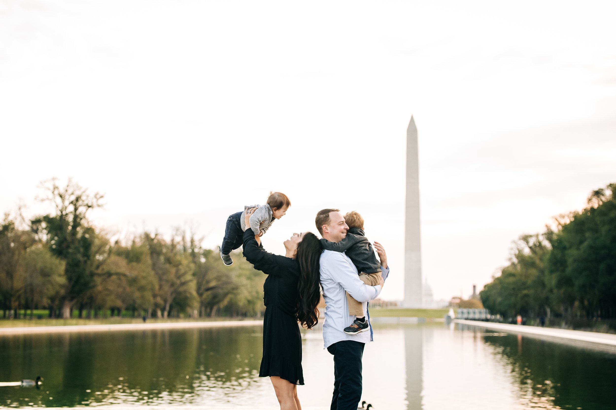  reflection pool family photo 