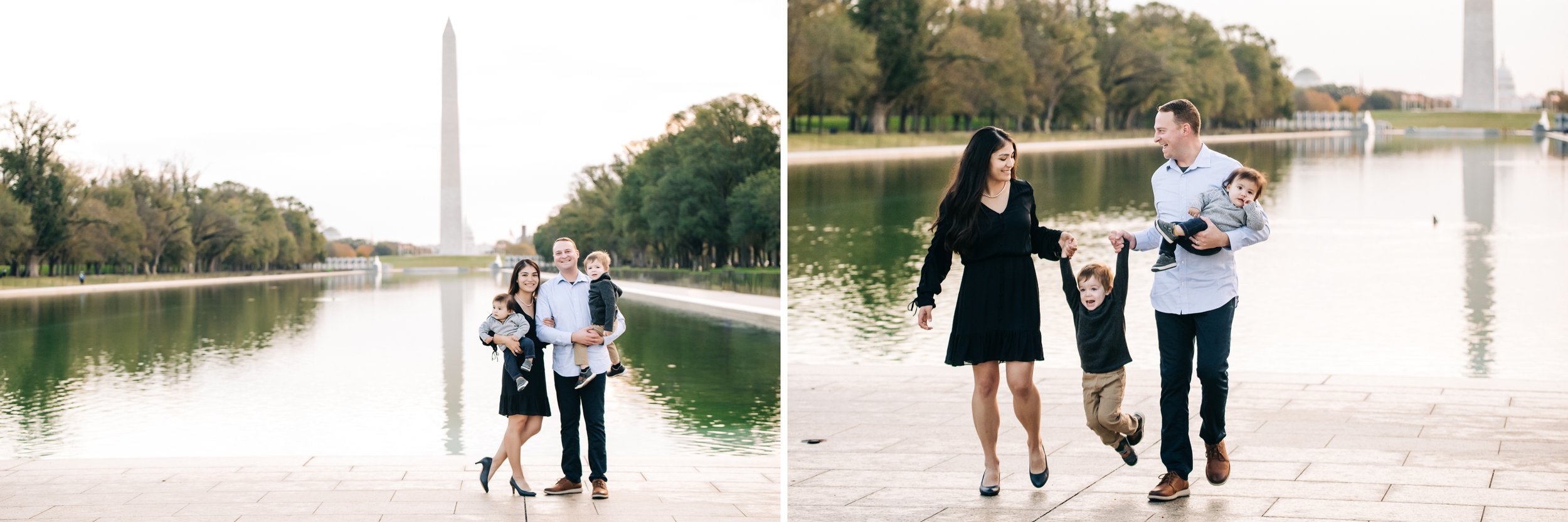  reflection pool family photo 