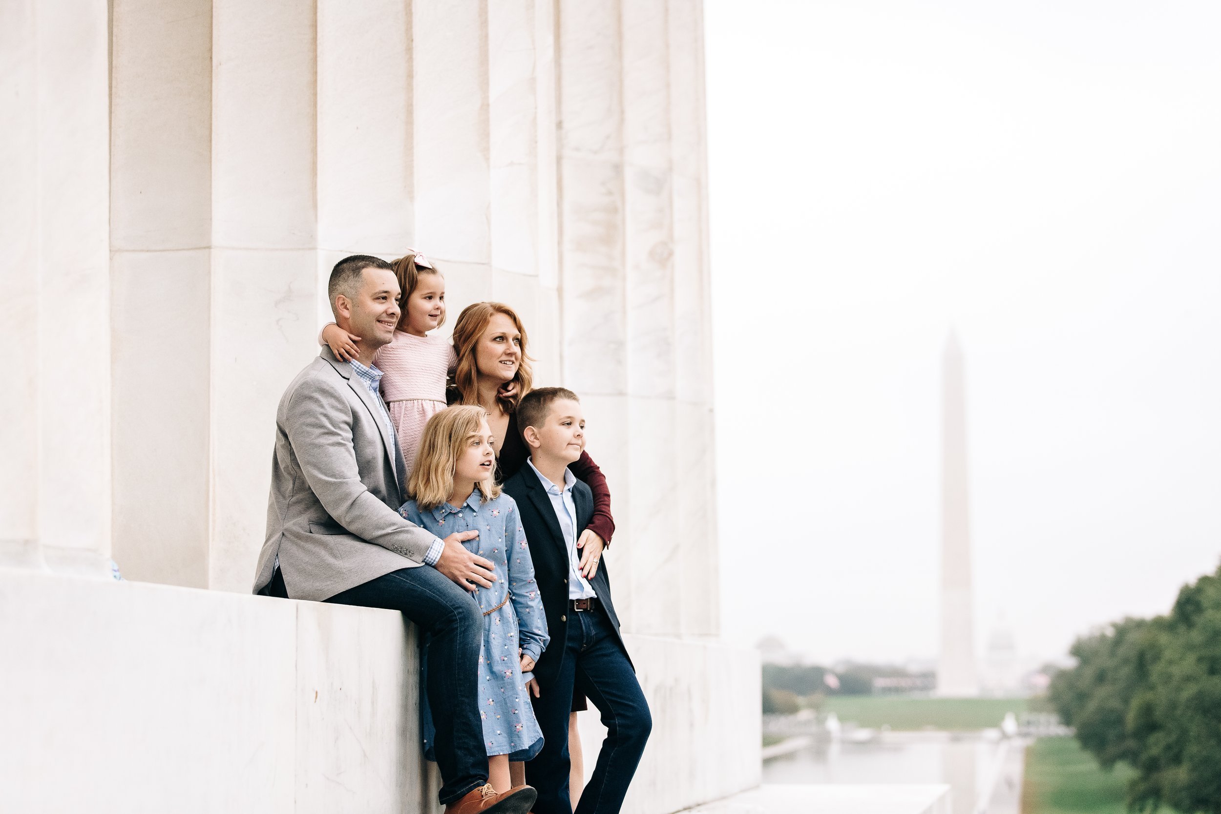  lincoln memorial family photo 