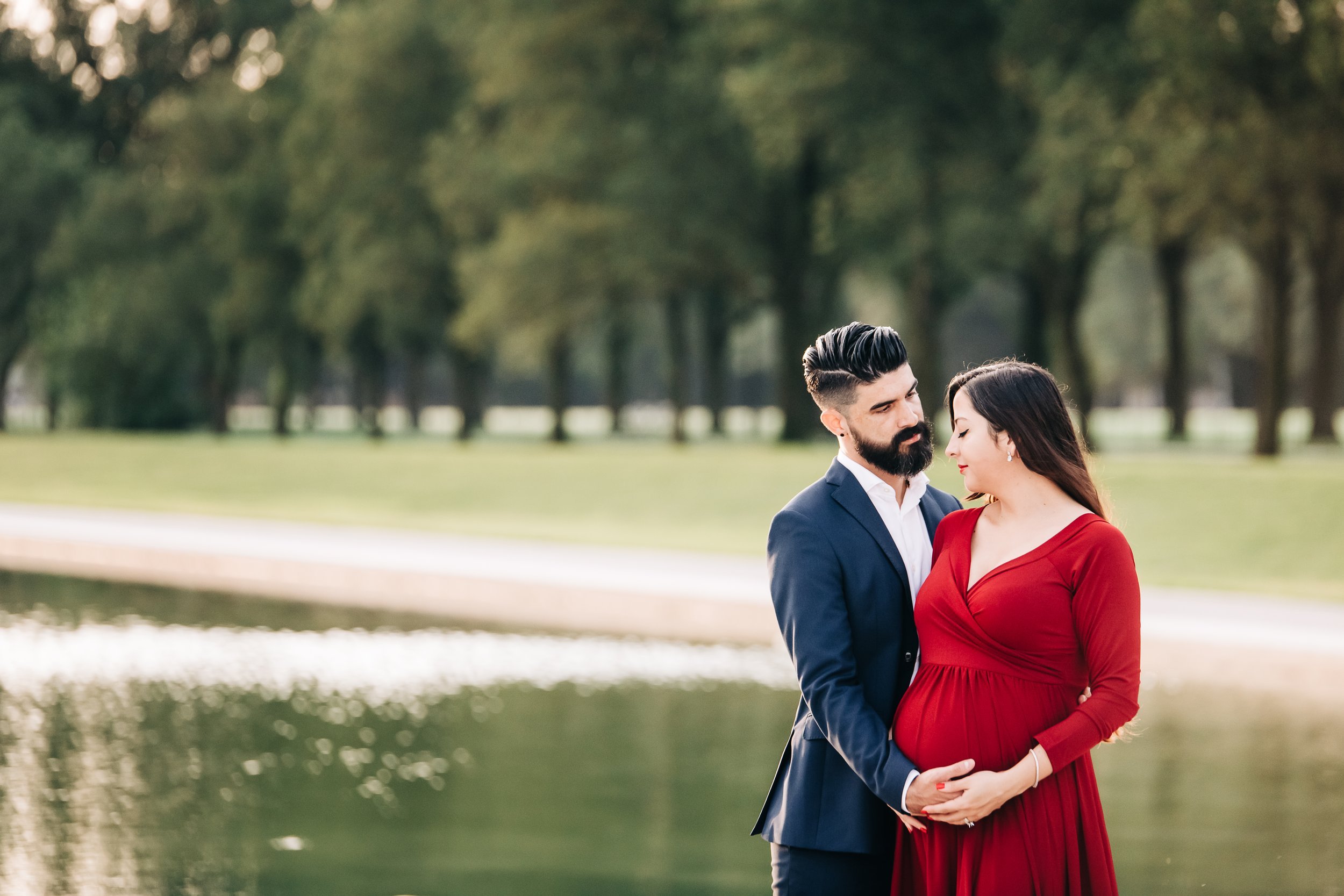  maternity session at the national mall 