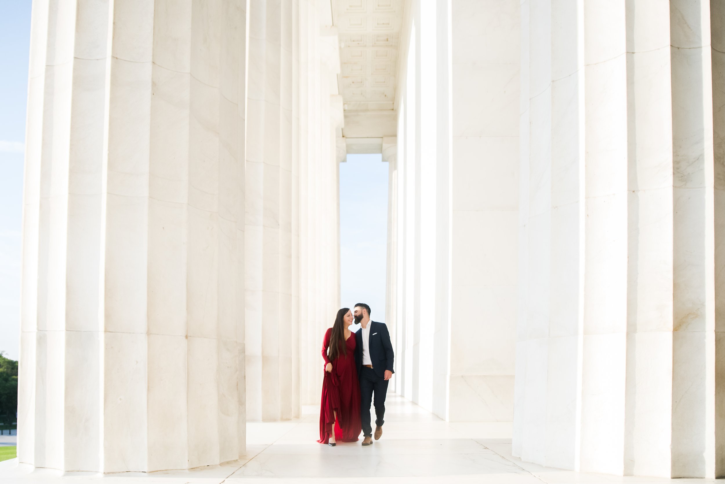  maternity session at the national mall 