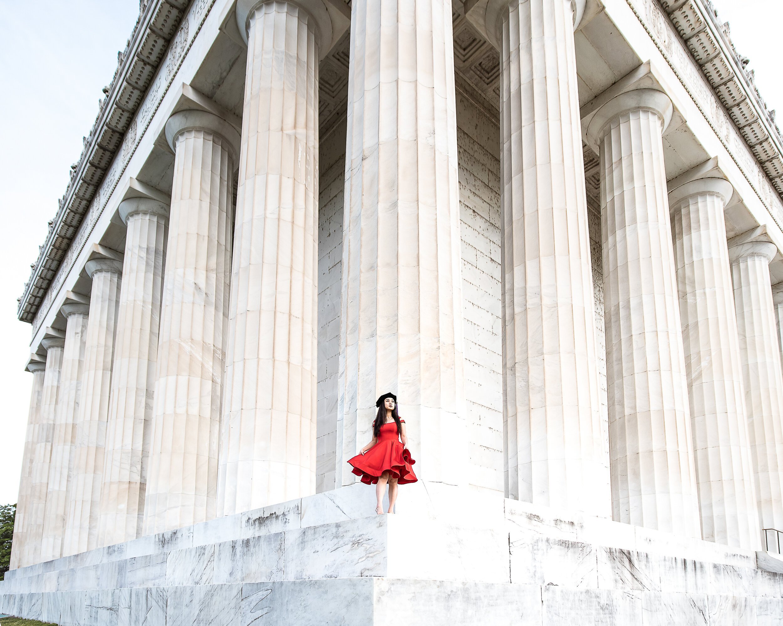 Lincoln Memorial photo shoot