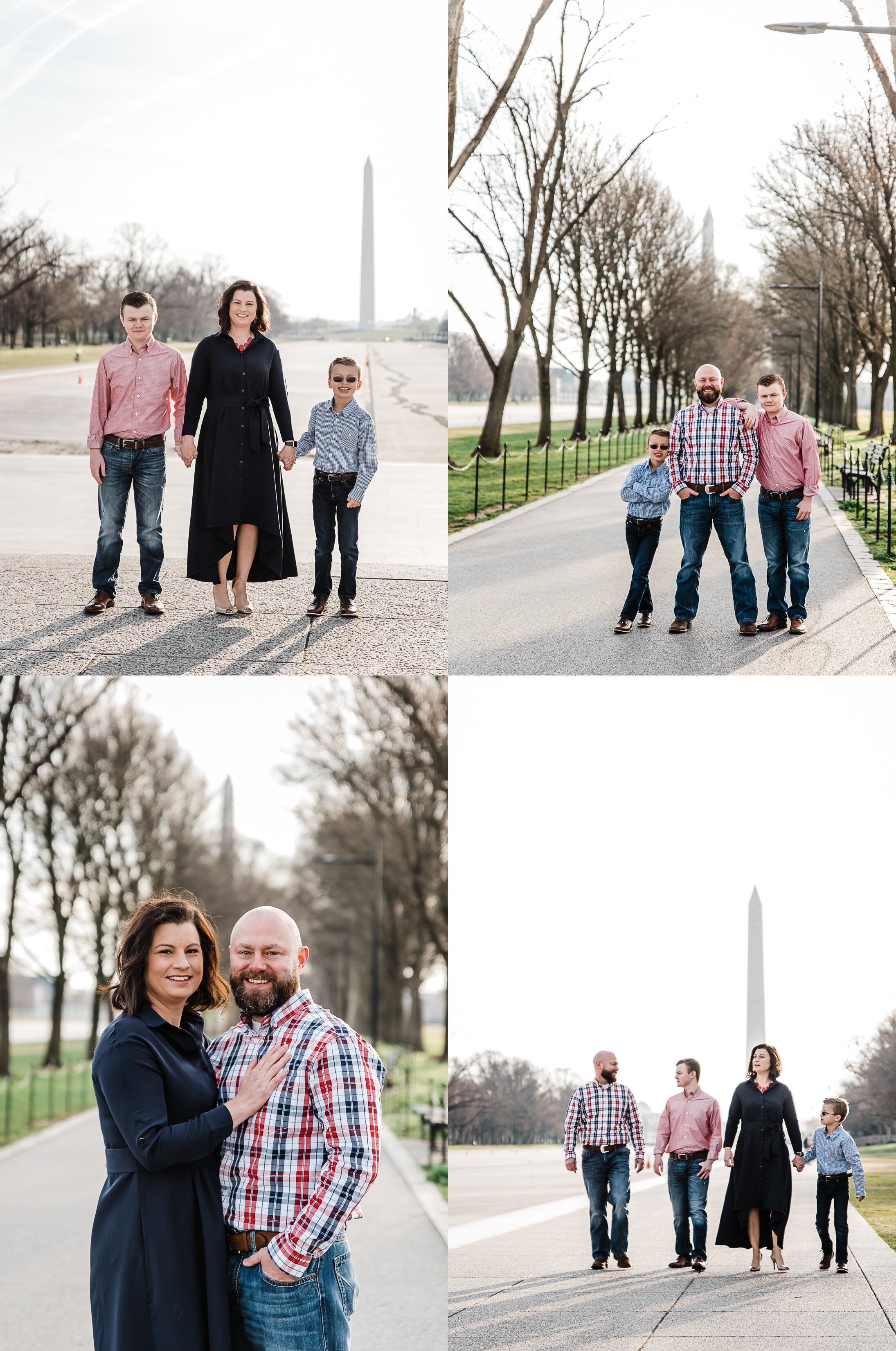 National Mall family photo