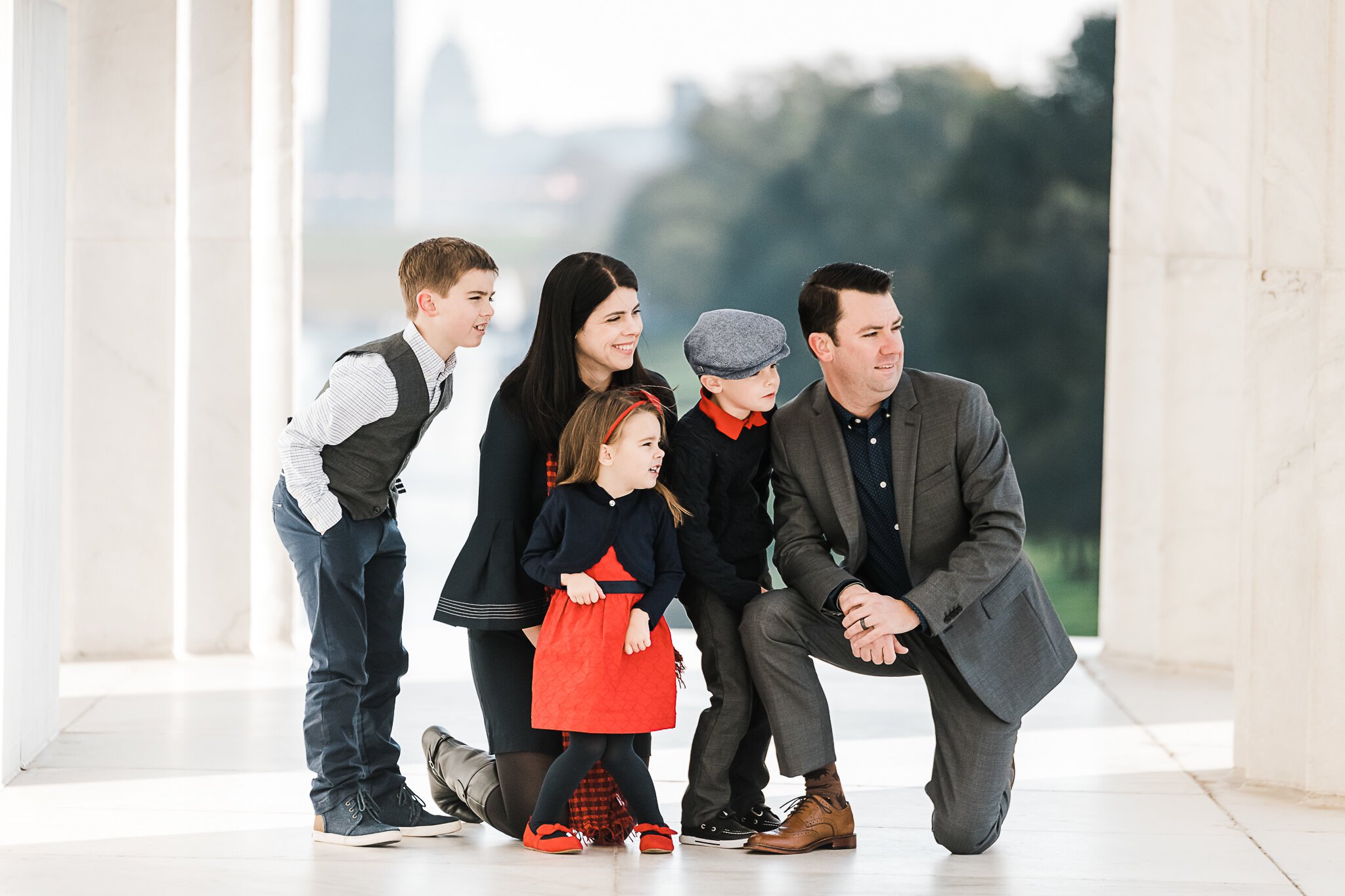 National Mall Family Photo Session 