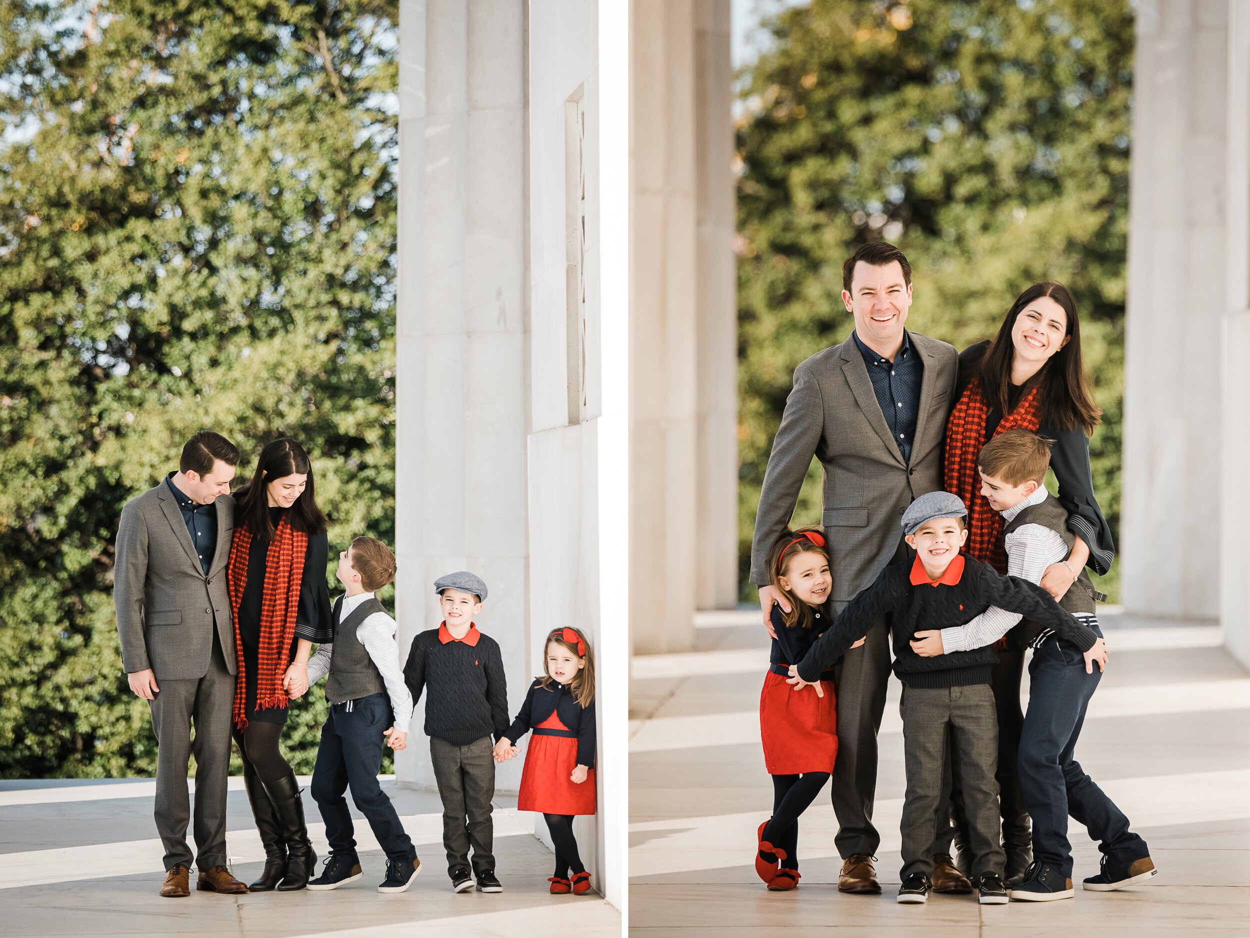 Lincoln Memorial family photography