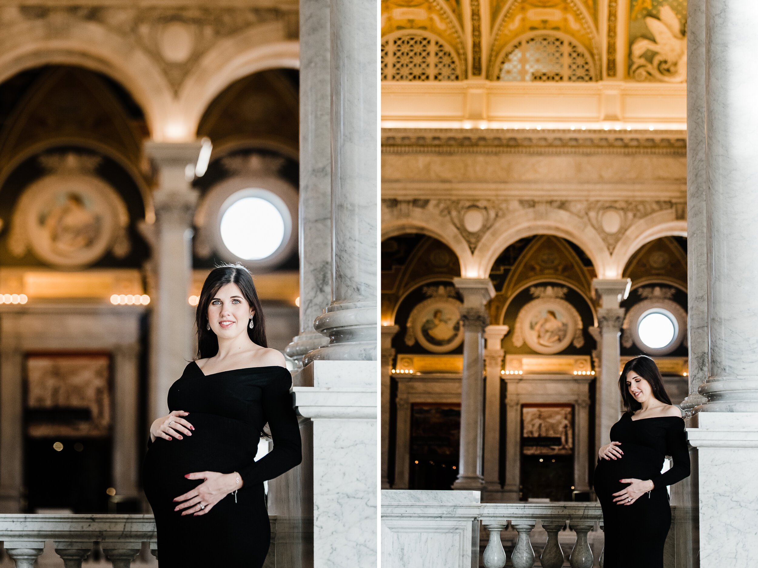Maternity photo shoot in Washington DC