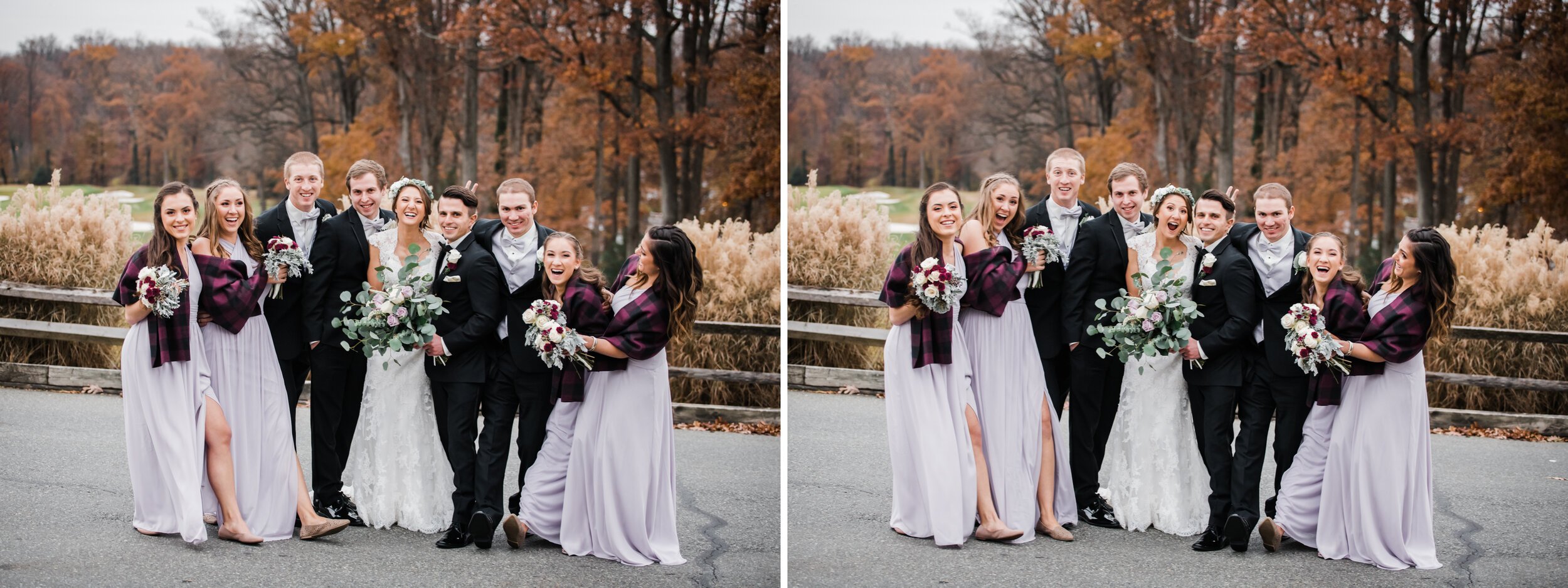 Bridal party photography in Maryland