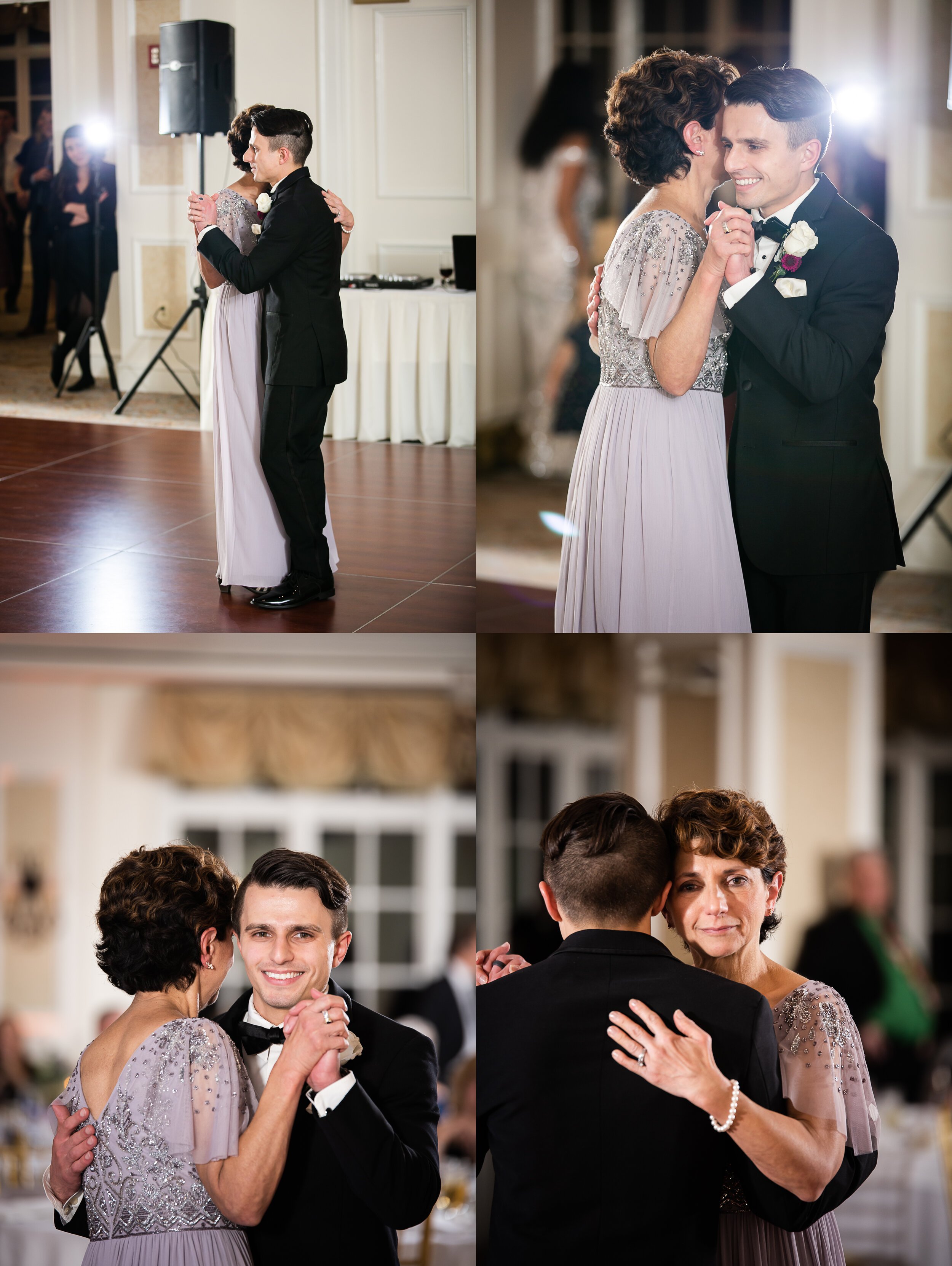 Manor Country Club wedding in Rockville MD  - mother son dance