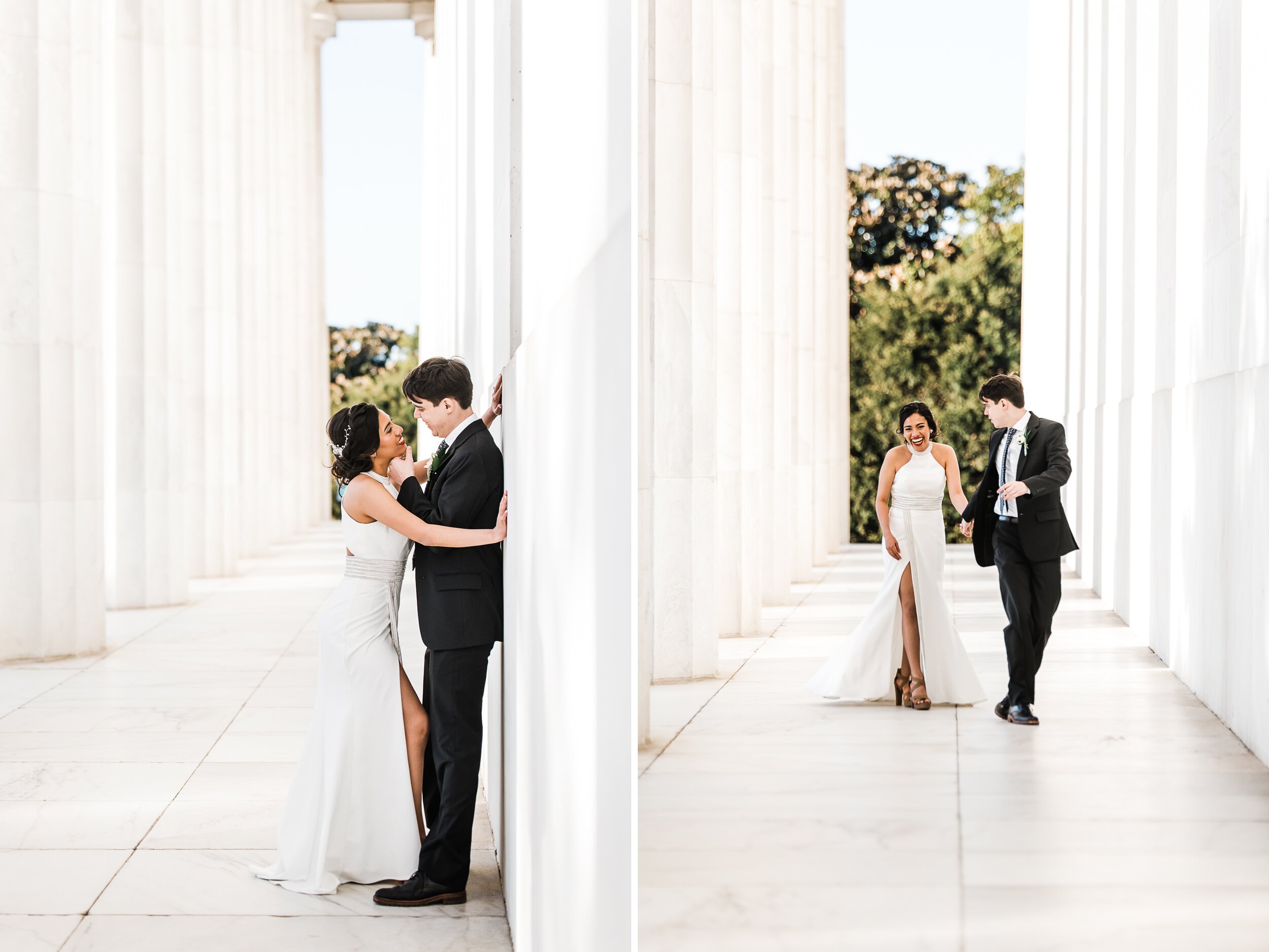 Lincoln Memorial elopement