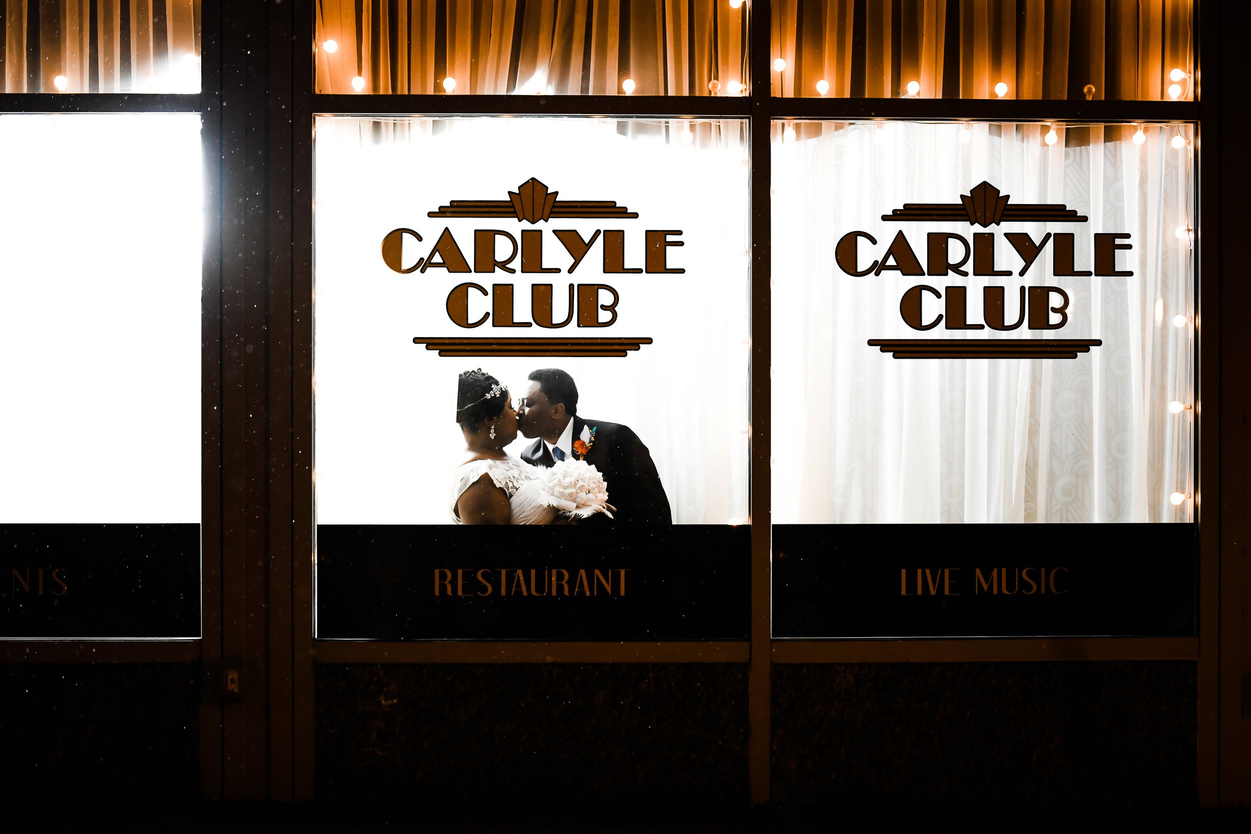 Wedding photographer at the Carlyle Club in VA