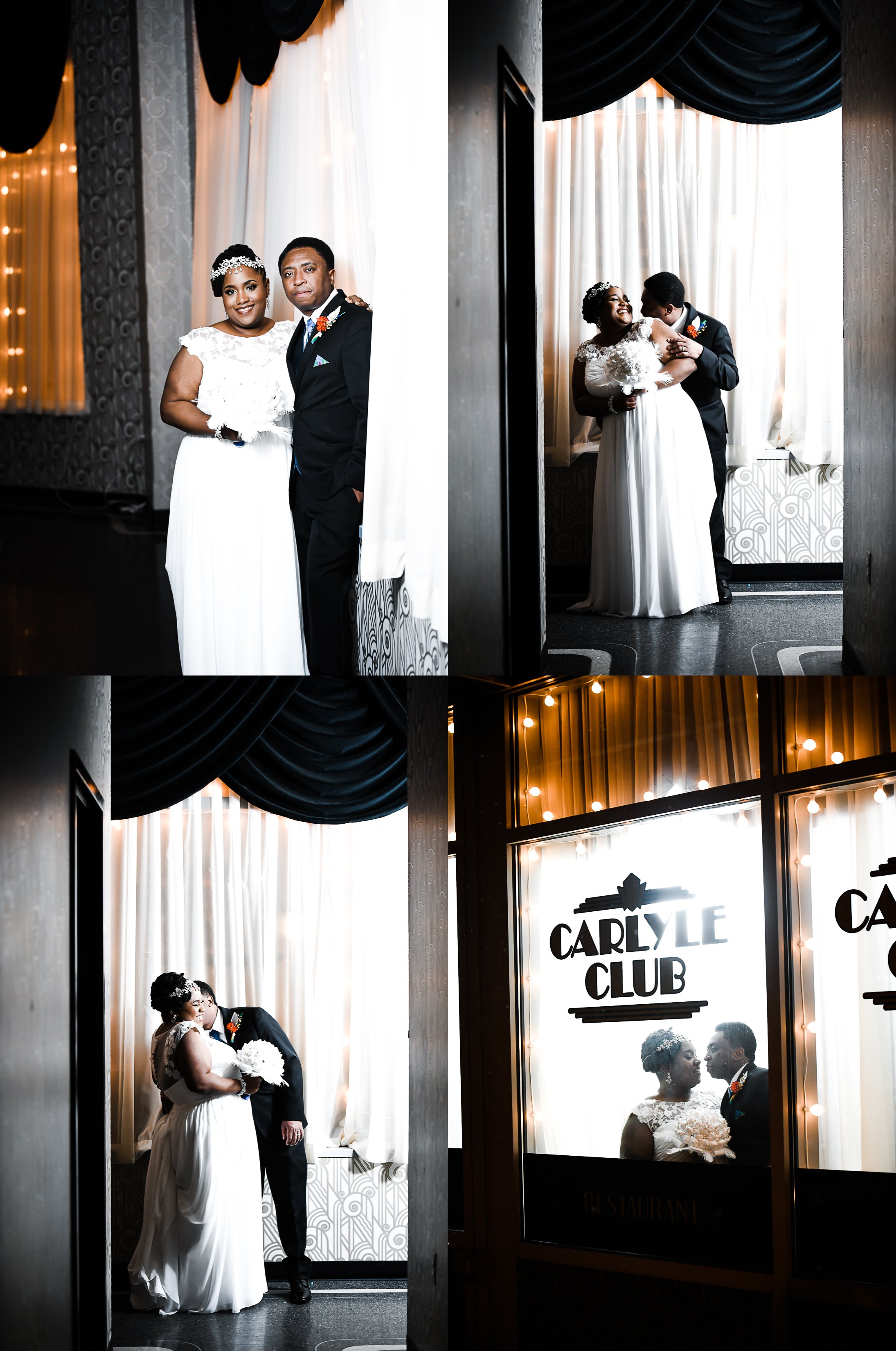 Wedding photographer at the Carlyle Club in VA