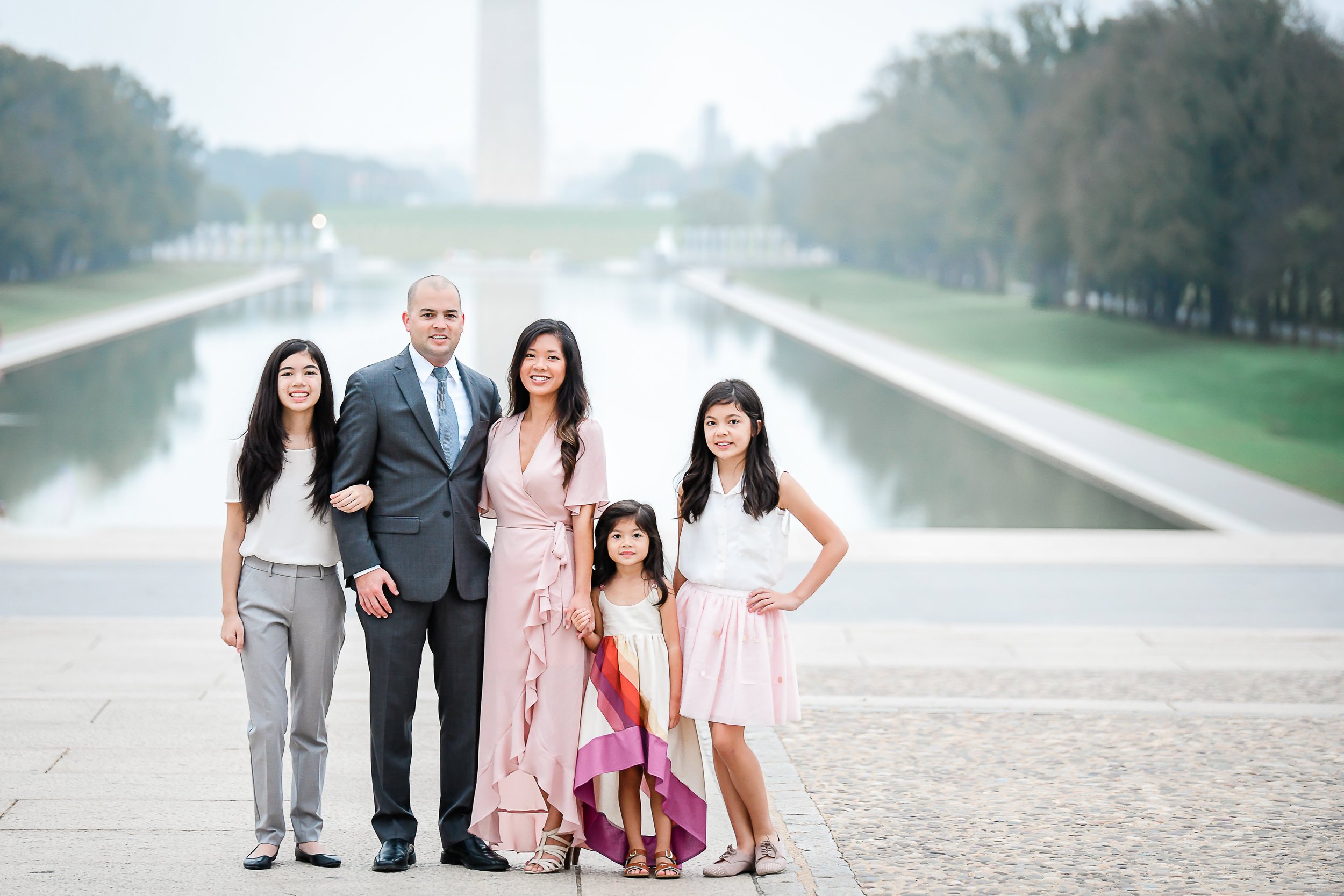 Family photography at the National Mall
