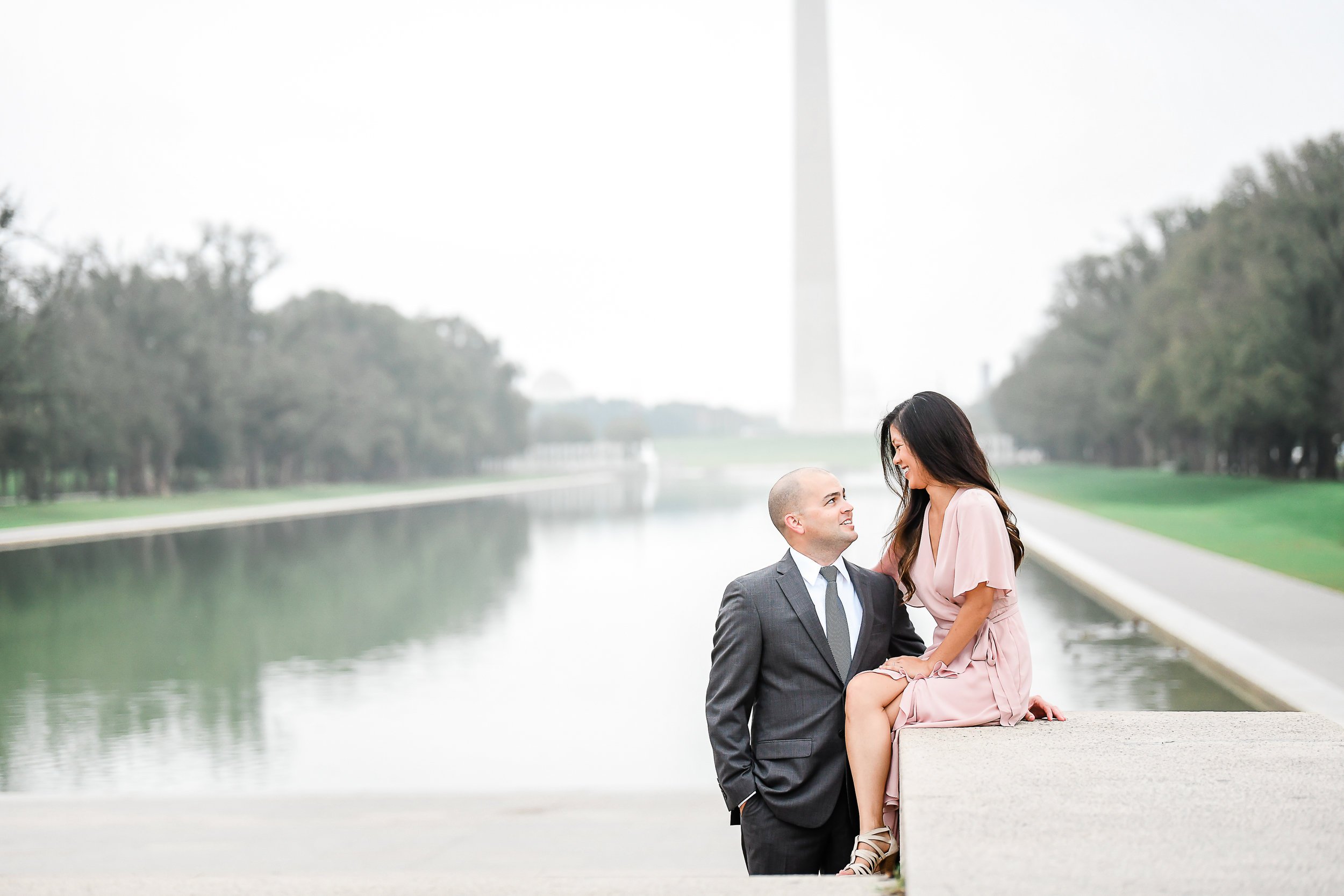 couple photography at the national mall