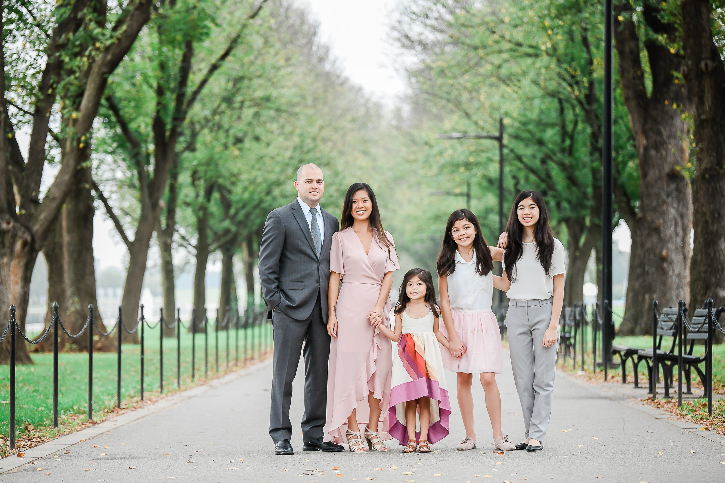 family photography at the national mall