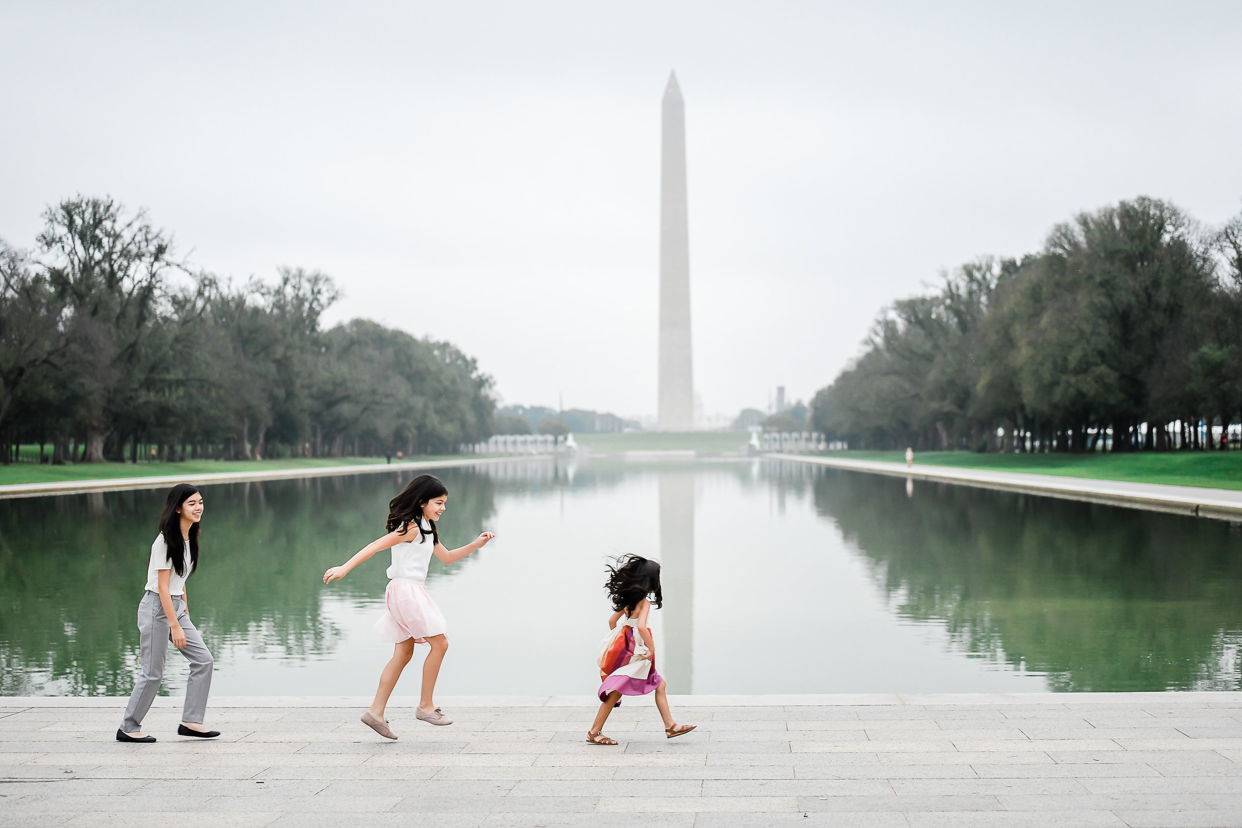 kids at the national mall