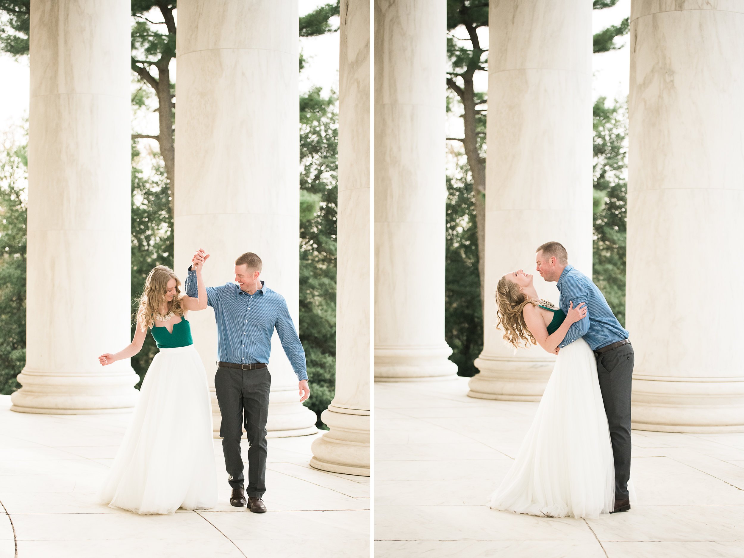 Jefferson Memorial couple's session