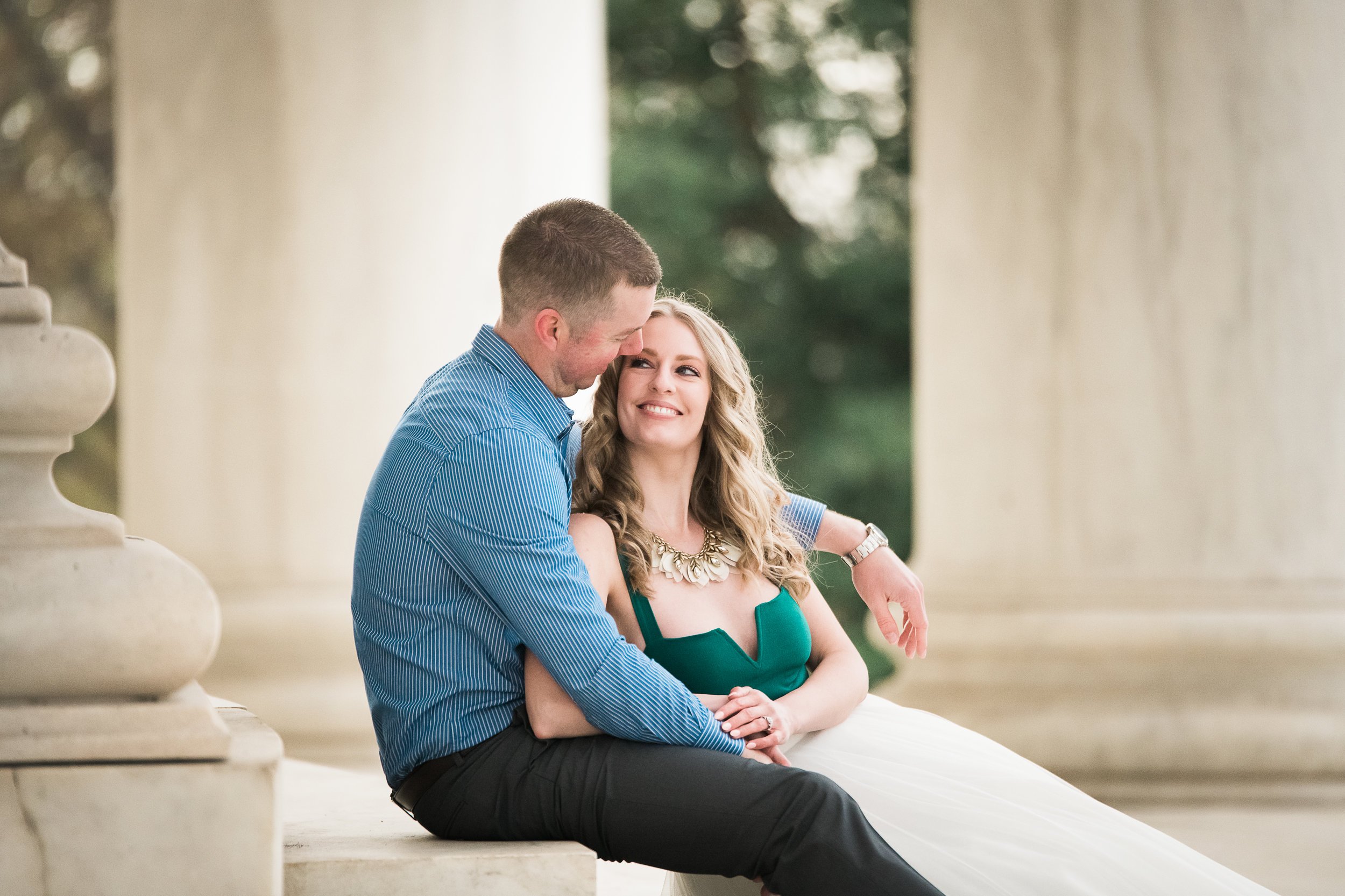 Jefferson Memorial couple's session