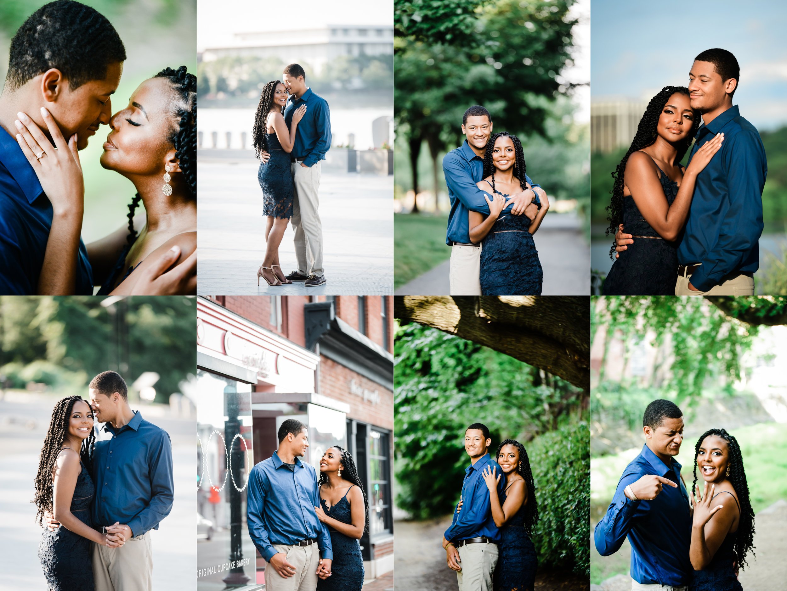 Engagement session in summertime Georgetown