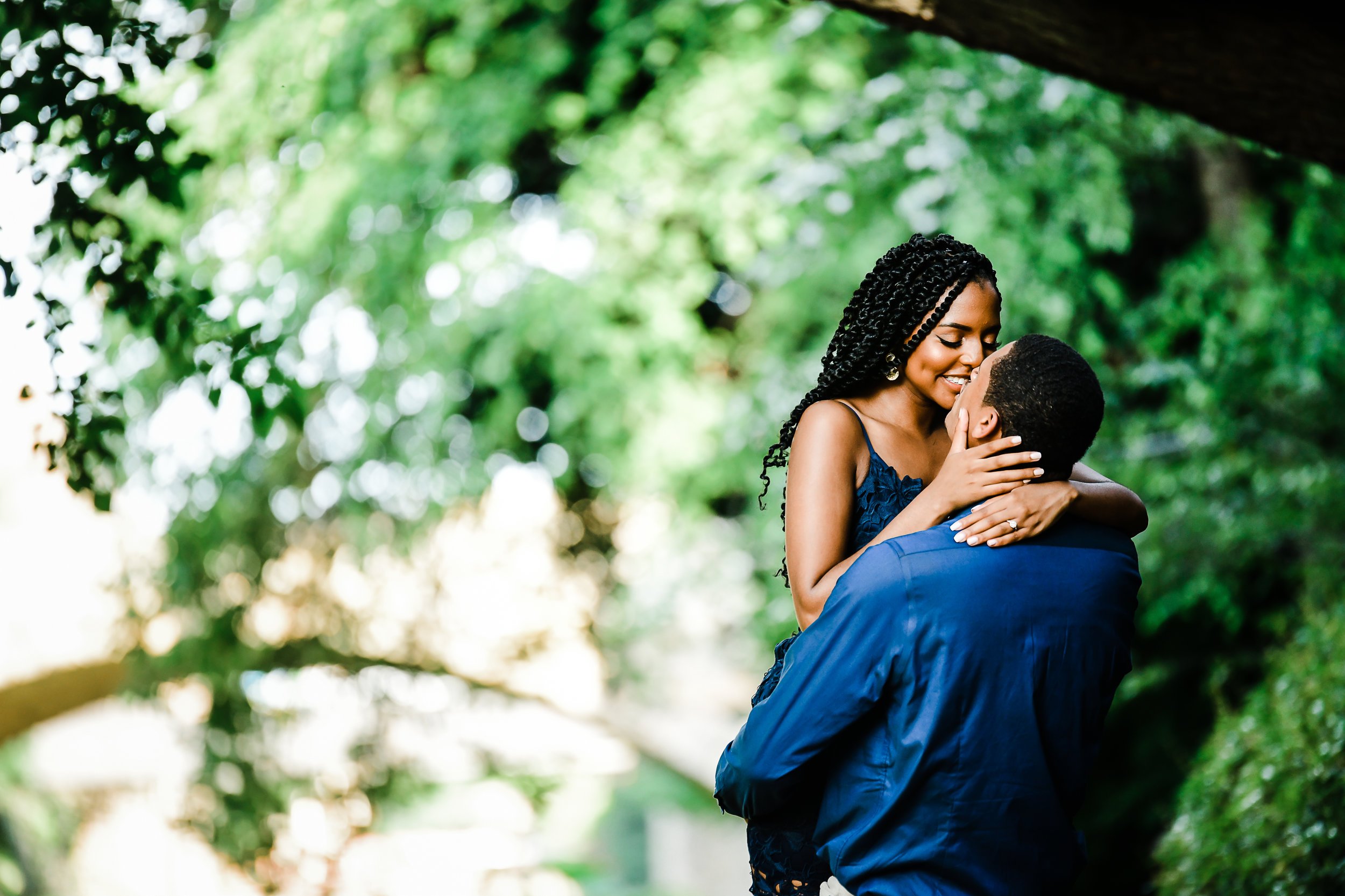 Engagement session in summertime Georgetown