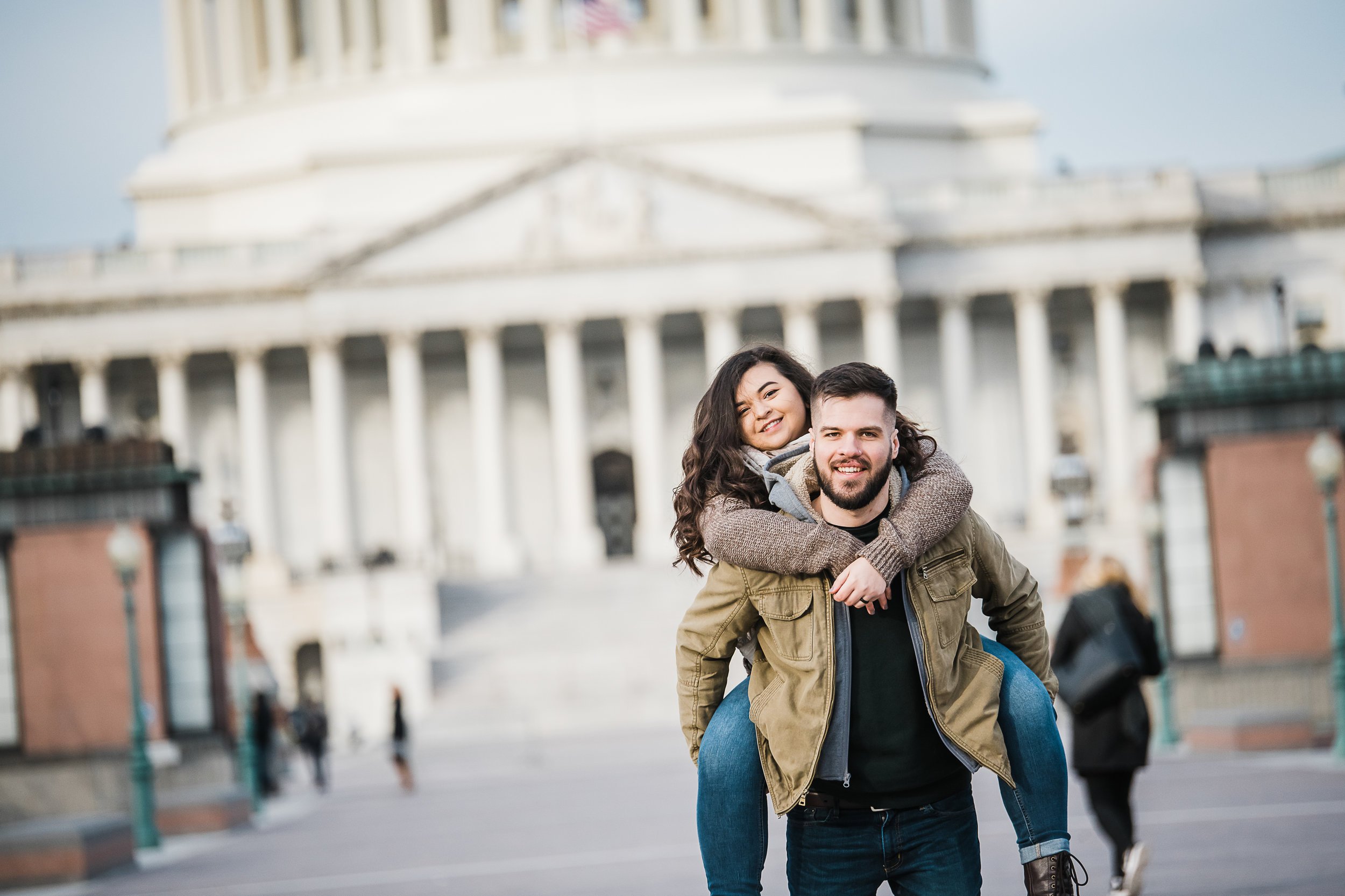 Adventure session in DC - Capitol Hill photo shoot