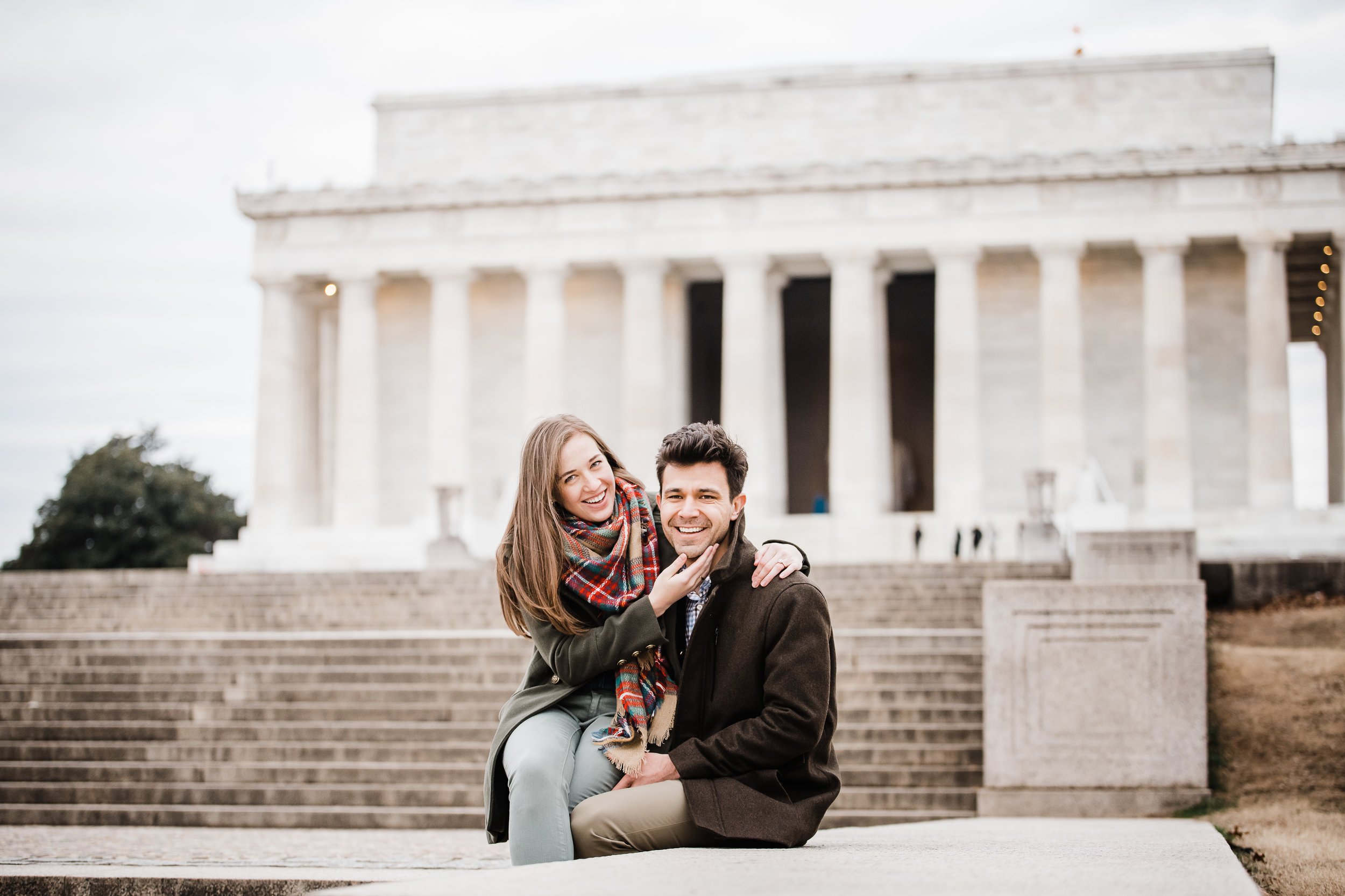 Couple at the National Mall