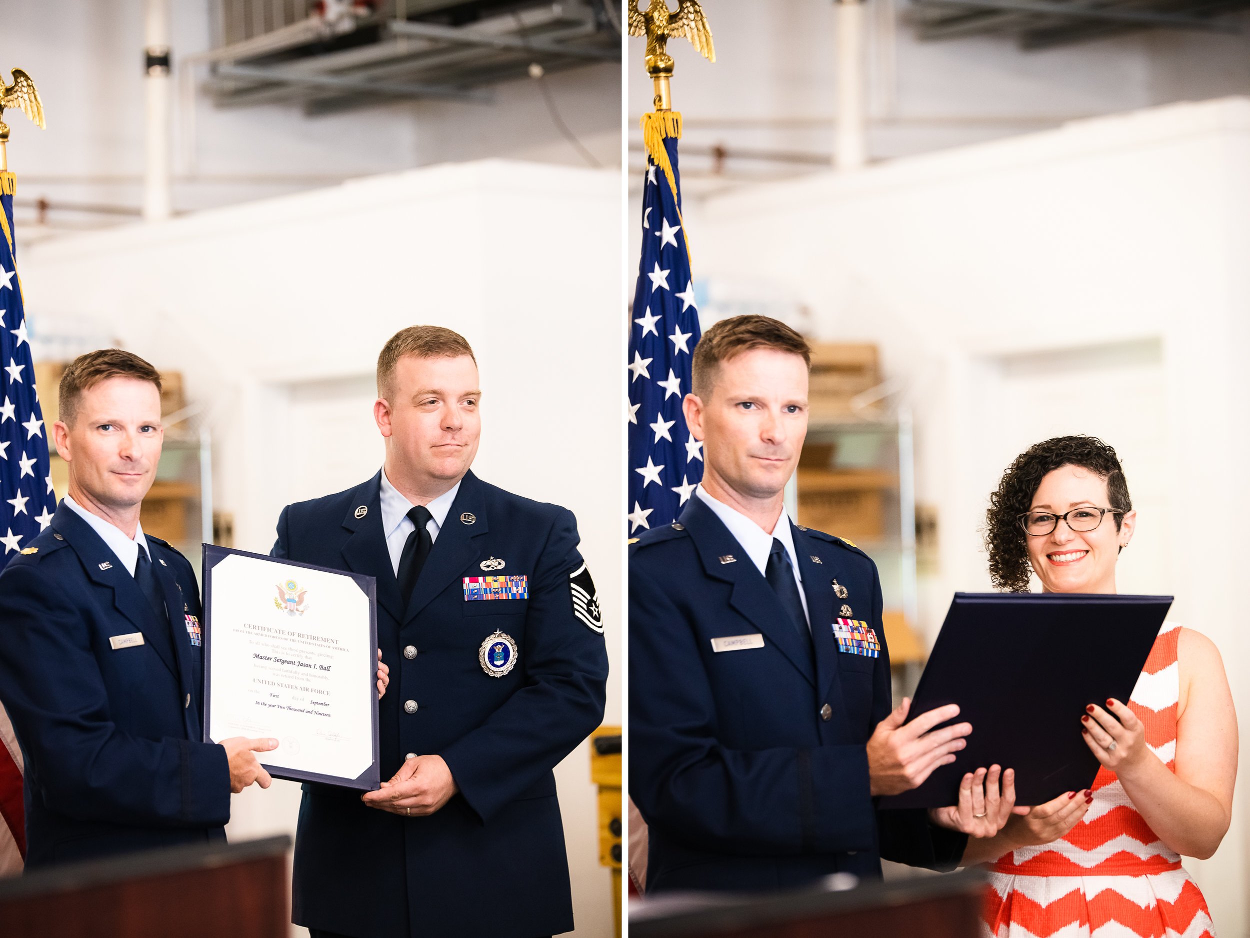 Air Force Retirement Ceremony in MD