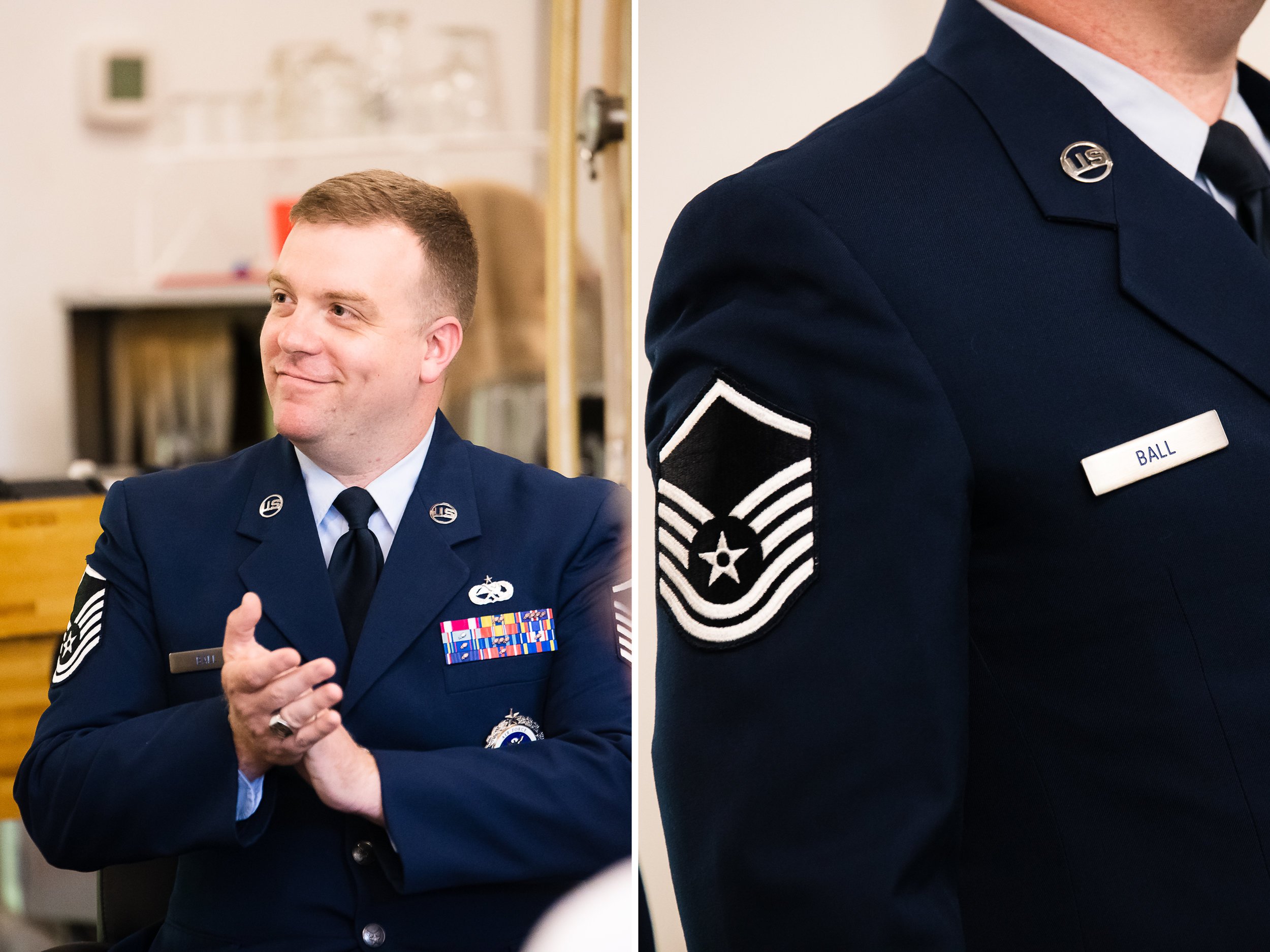 Air Force retirement ceremony photography 