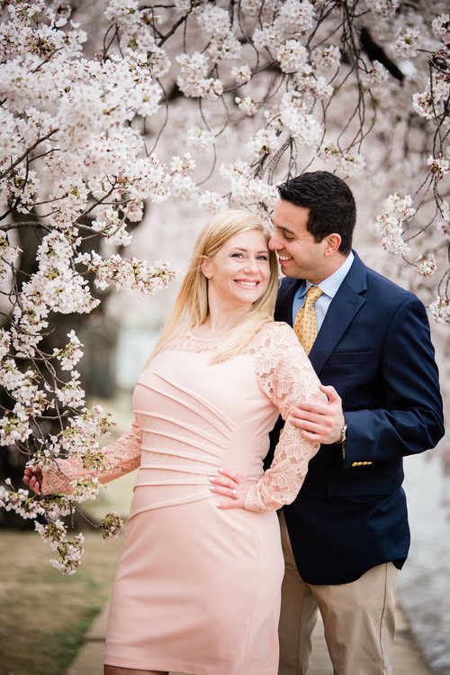 Cherry Blossom Photography at Jefferson Memorial