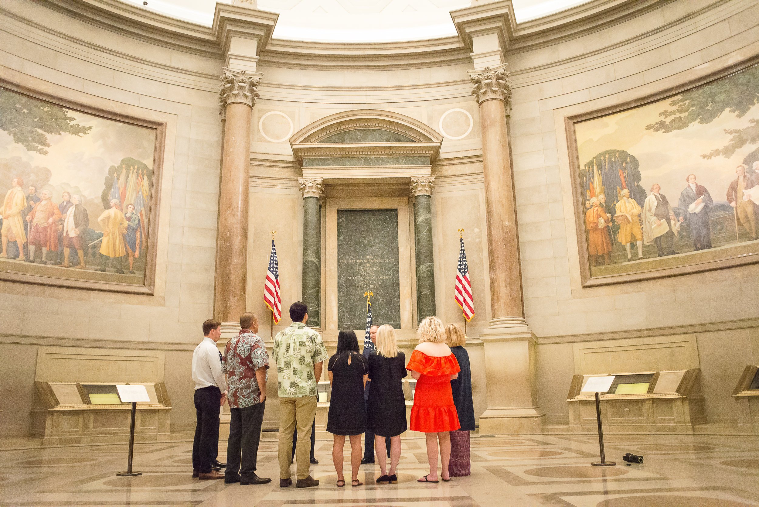 National Archives Photographer in Washington DC for Military Promotion