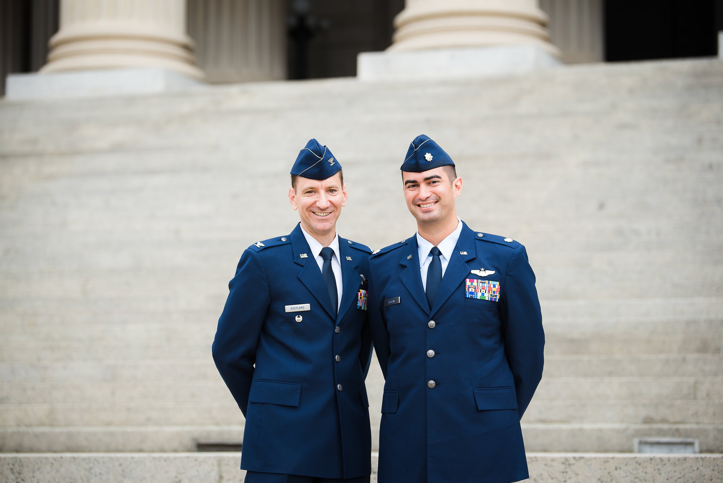 National Archives Photographer for military promotion