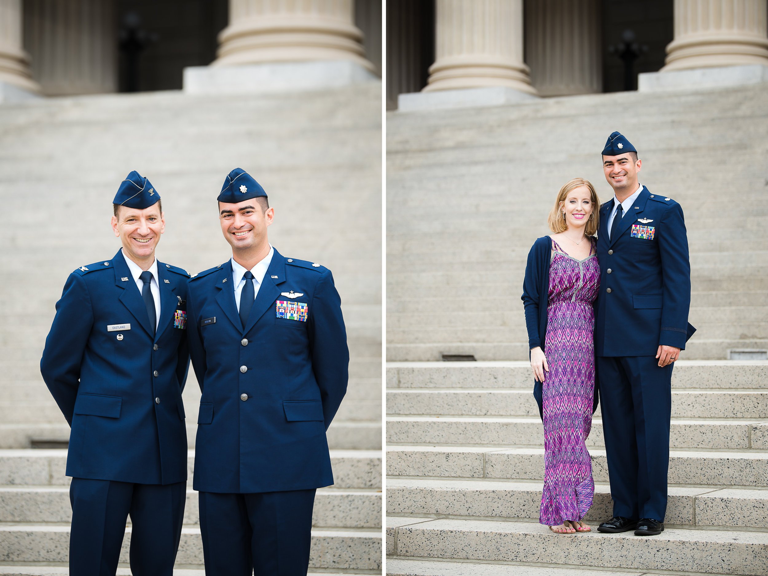 National Archives Photographer for military promotion
