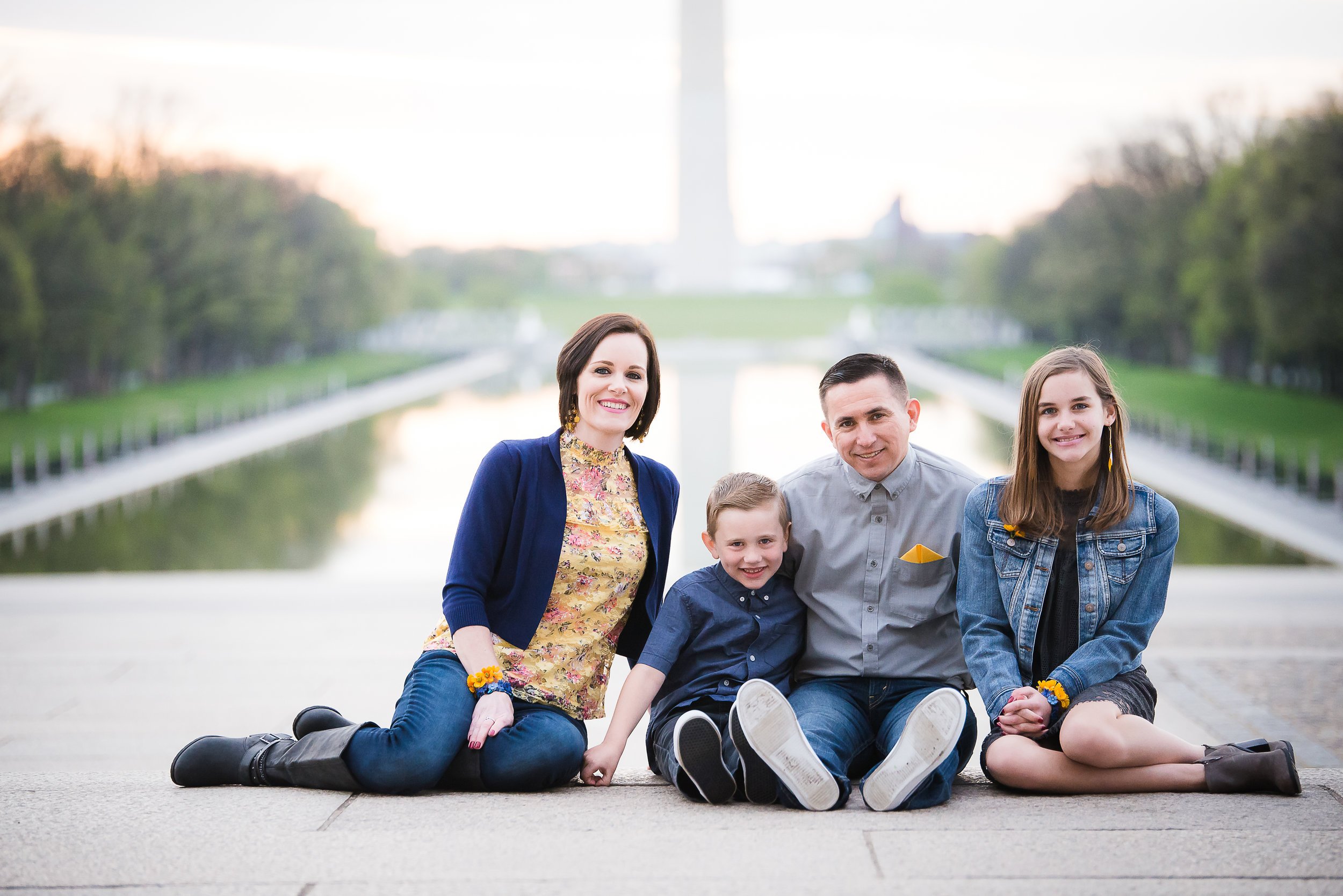 National Mall Adventure Photo Session in Washington DC 