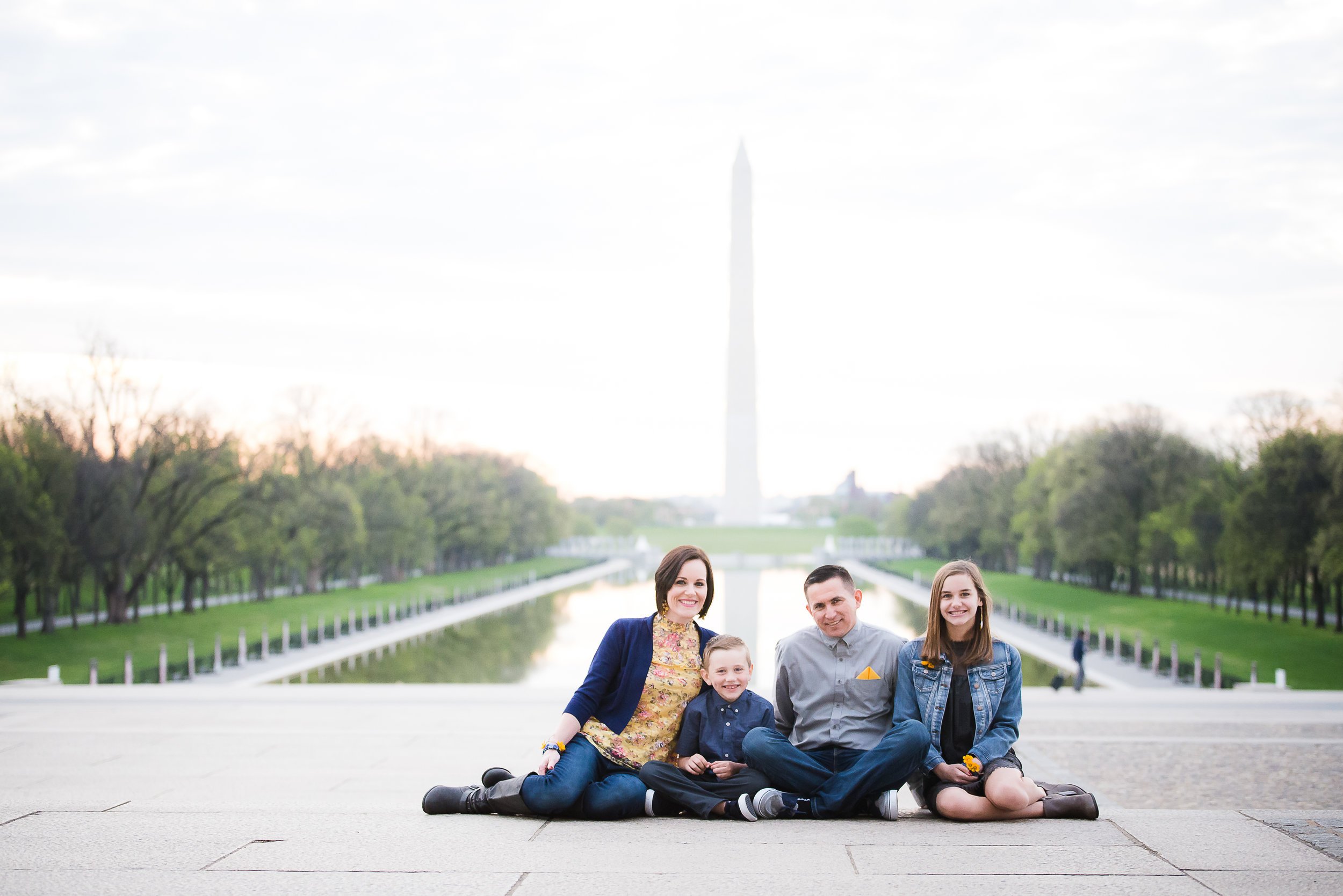 National Mall Adventure Photo Session in Washington DC 