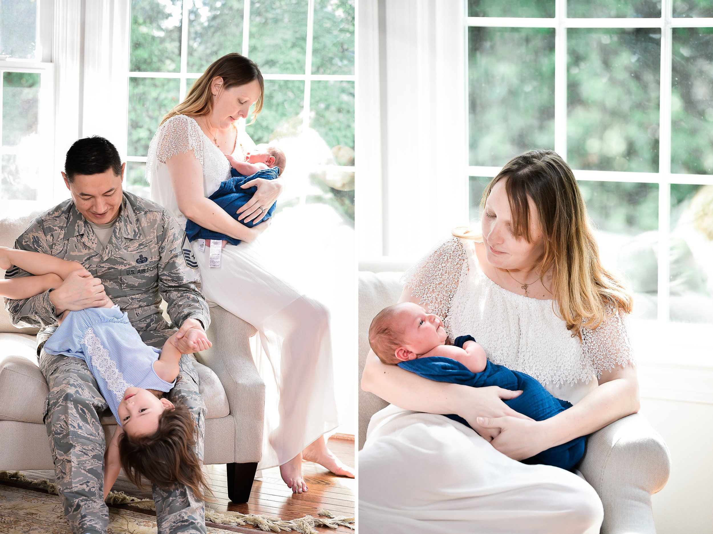 Newborn Lifestyle Session in Virginia